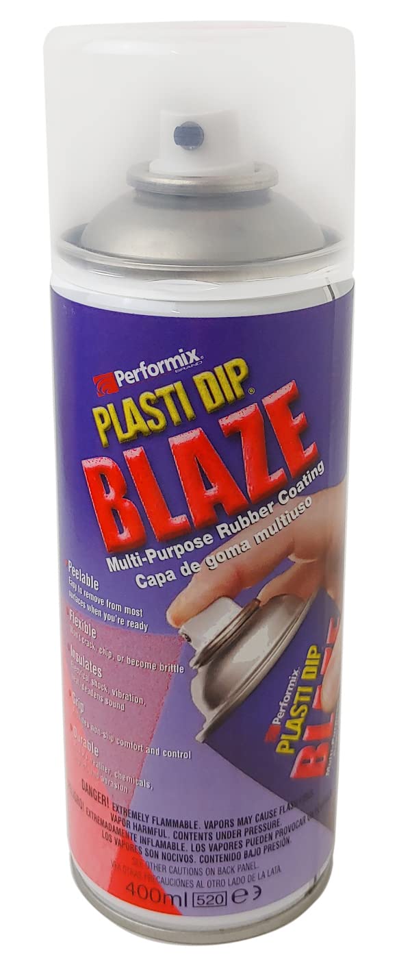 Plasti Dip Multi-Purpose Rubber Coating - Spray - Blaze Red - 400ml (Blaze/Fluorescent/Neon)