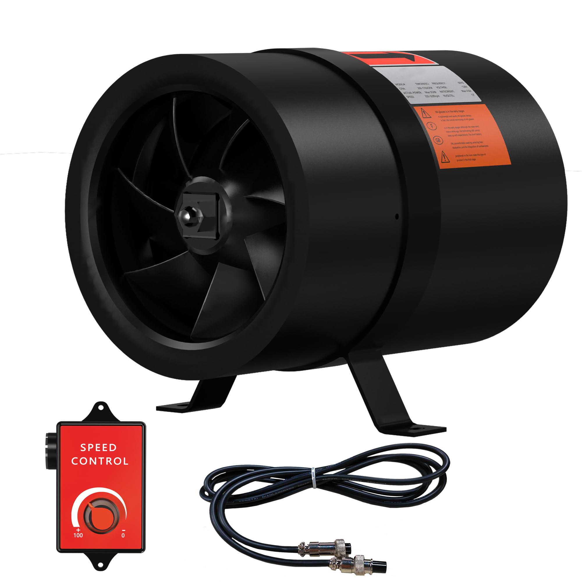 Amazon.co.jp: 150mm ダクトファンと調速機-ECモータ通風排気