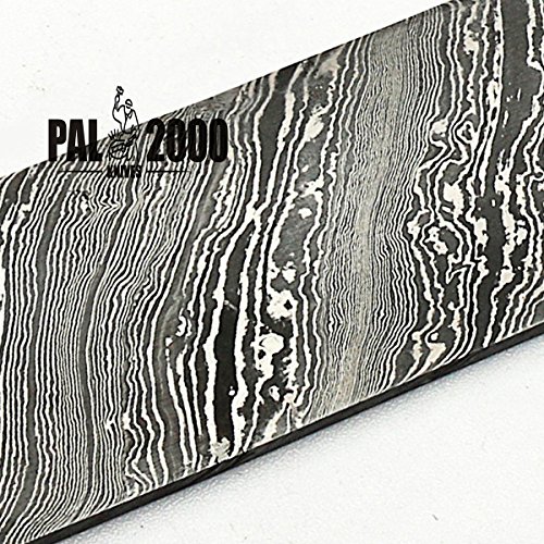 PAL 2000 KNIVES Twist Pattern Handmade Damascus Steel Bar Custom Billet Hunting Knife Blank Blade 15 Inches x 3 Inch x 5mm 9930 by PAL 2000 KNIVES - Image 6