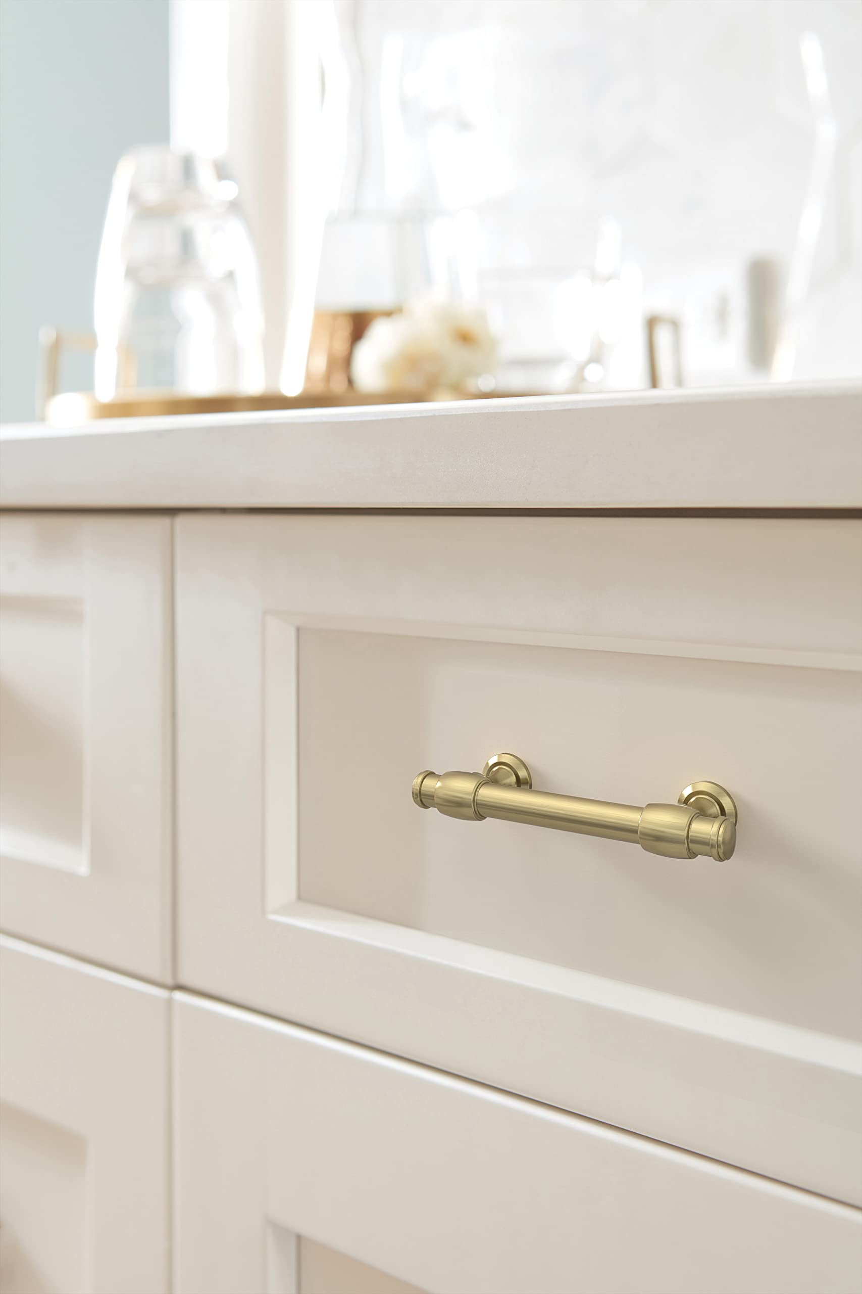 Amerock BP36770BBZ Winsome Cabinet Pull, Golden Champagne, 3 inch (76mm) Center-to-Center - Image 2