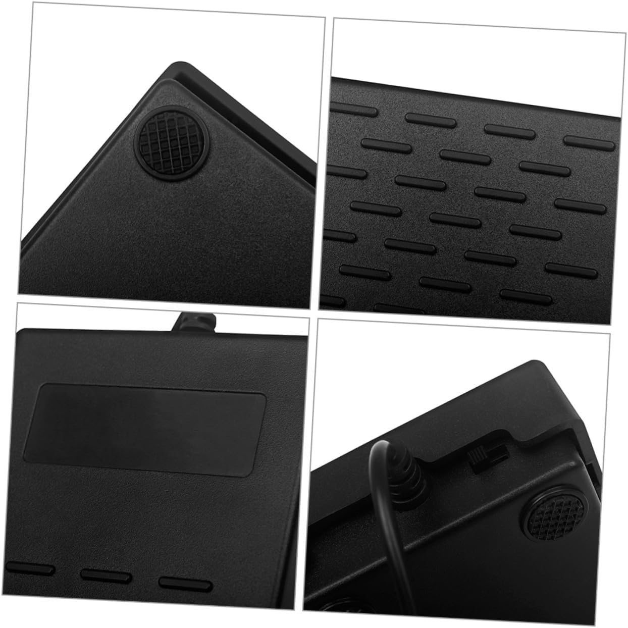 Sustain Pedal for Electric Piano with Non-slip Base Damper Foot Pedal Compatible with Keyboard Electronic Organs and Synthesizers Black