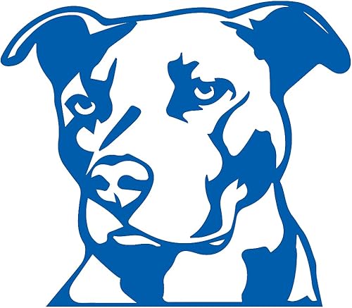 Miniatura 24 de Pitbull - Plantillas de cara de arte 2 (holograma) (juego de 2) calcomanías de vinilo impermeables de alta calidad para laptop, accesorio de