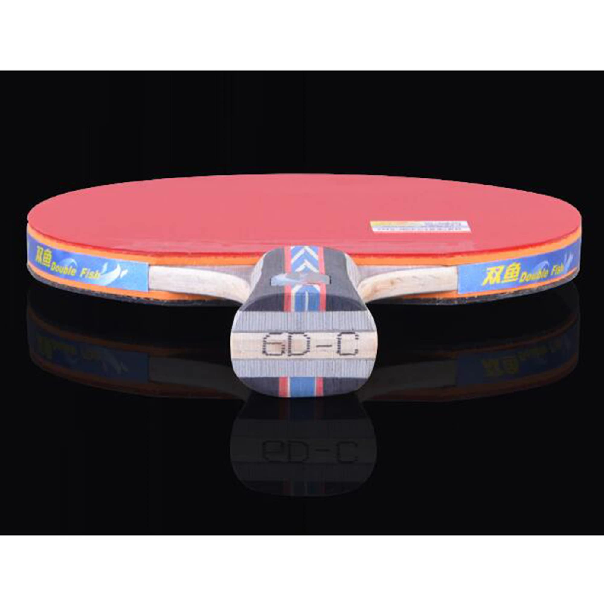 Racchetta da Ping Pong， Set di Racchette da Ping Pong for Allenamento Professionale, Impugnatura Comoda / 6 Stelle Corta, Racchetta(Long Handle)