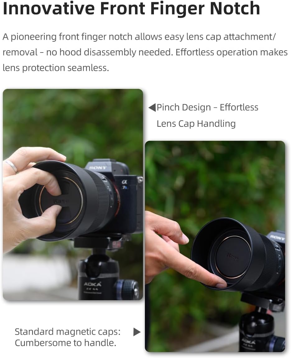 Kase Magnetic Pinch Lens Cap Plus Universal fits Wolverine, Revolution & Revolution Plus (112mm)