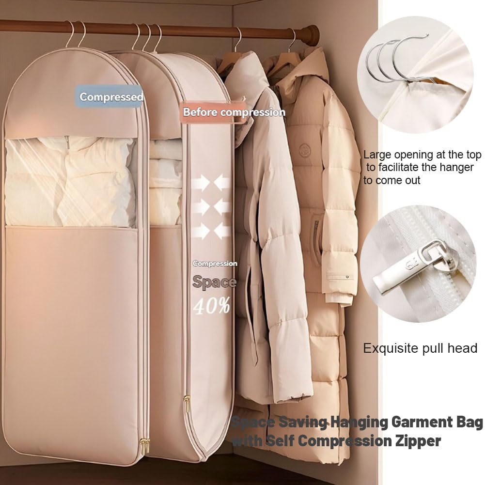 Couvrage De Vêtements En Tissu Non Tissé Cover Sacs De Rangement Anti Poussière Pour Vêtements, Manteaux, Vestes Organisateur Suspendu Pour Garde Robe Du 3,24 € | DHgate