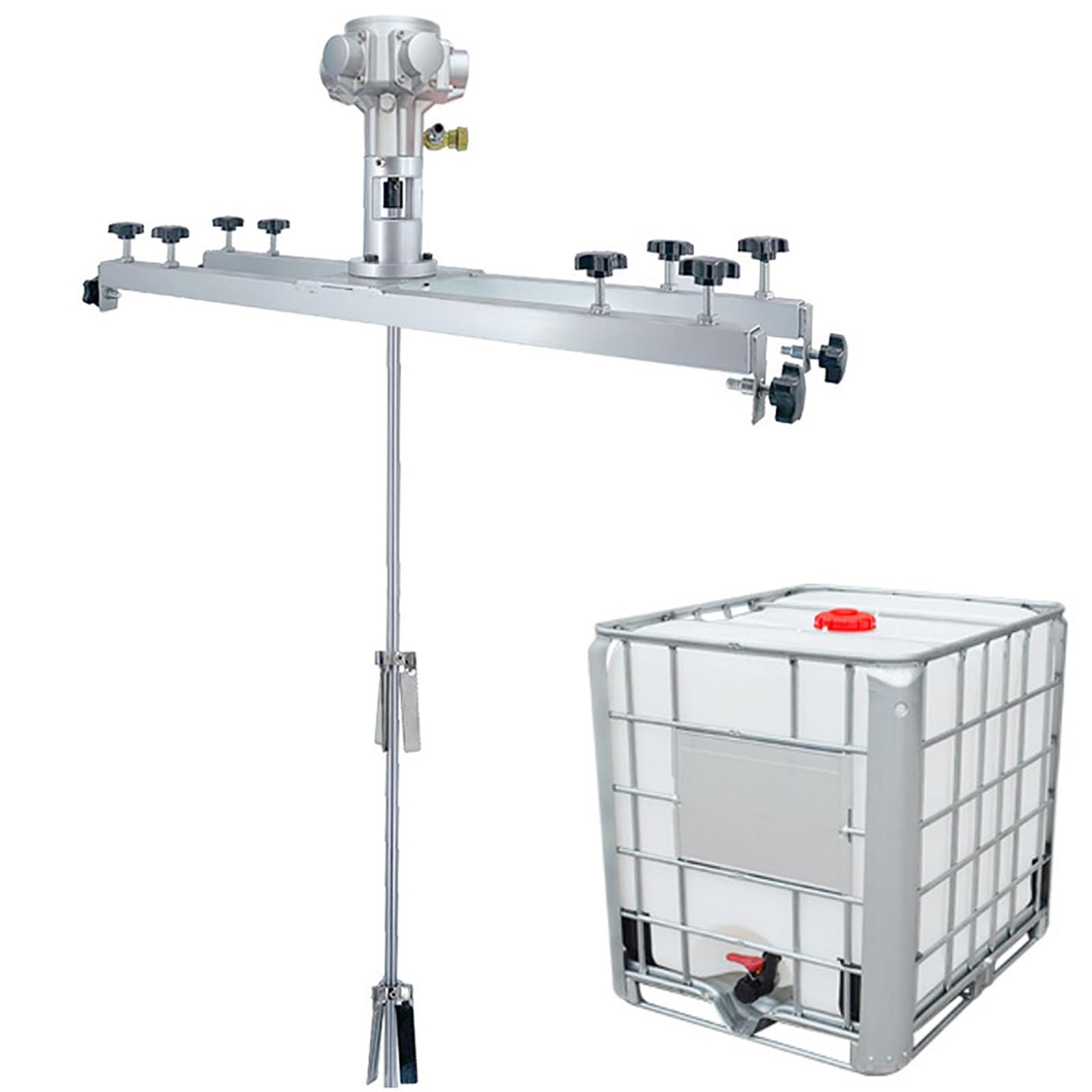 TGBHM Pneumatic Paint Mixer Air Agitator for Tank Pneumatic Paint Mixer Paint Stirring MachineFolding Propeller Ink Dissolver,