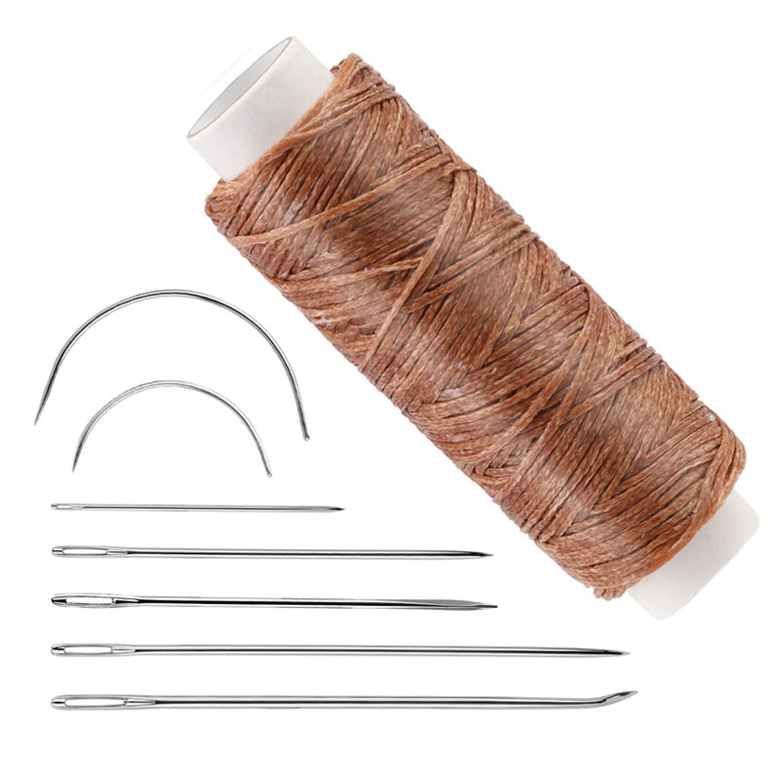10 Set Leather Sewing Needle Set Curved Needle Upholstery for Craft Leather Hand Sewing