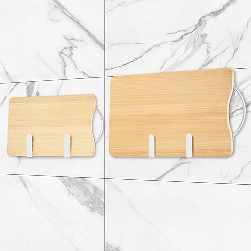 Miniatura 10 de YOUGRIDDA Estante para tapa de olla, soporte organizador de tapa de sartén de acero inoxidable 304 montado en la pared, autoadhesivo 3M, herramienta