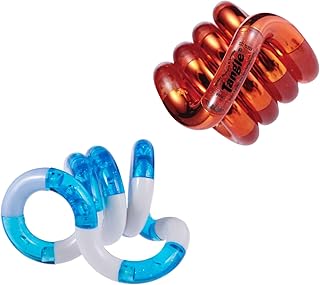 Tangle® Crush 2-Pack Fire and Ice - Twist Fidgets for Boys and Girls - Tangle Jr Fidget Toys