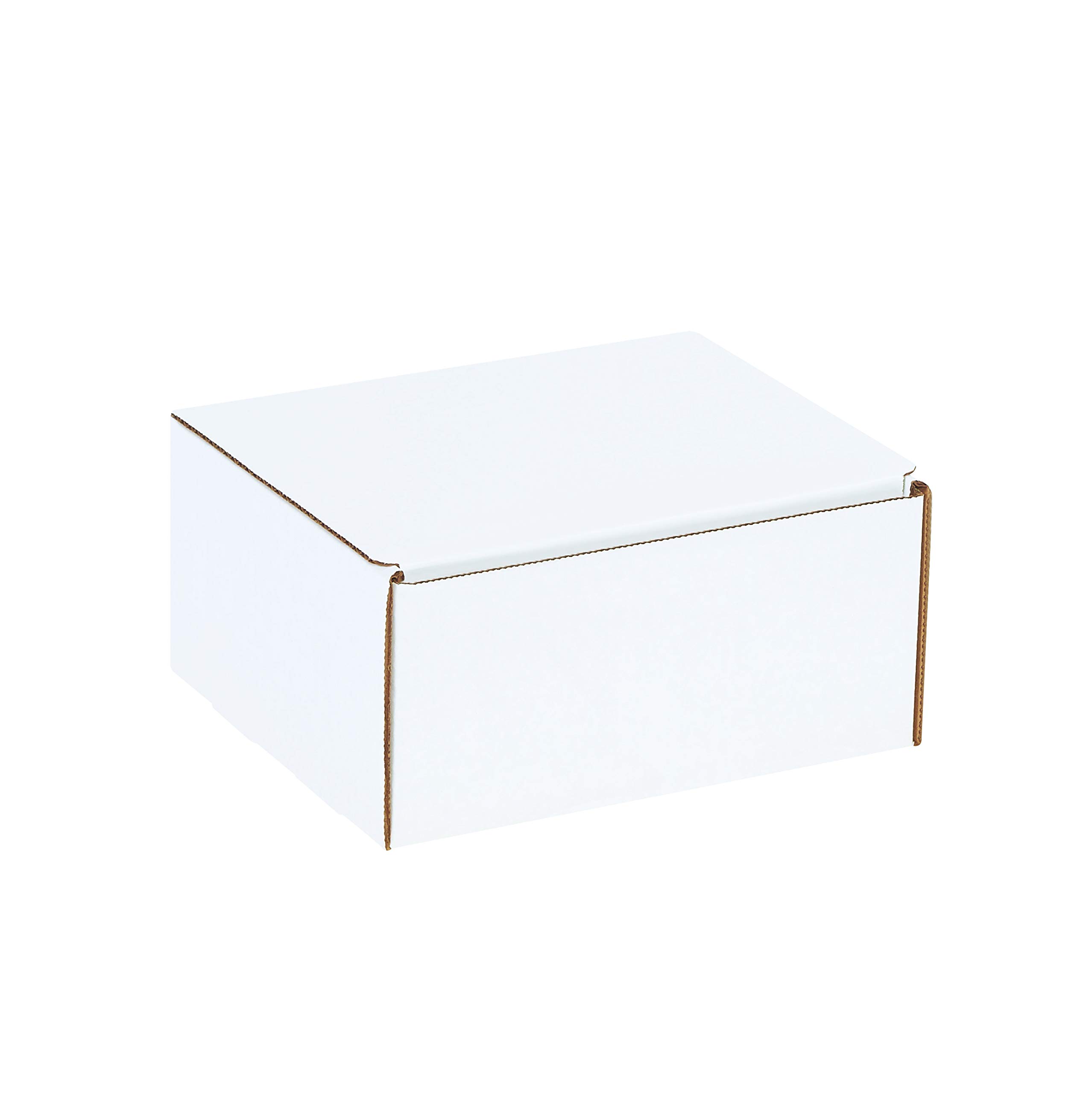 Aviditi White Literature Mailing Boxes 9x6x4 Inches - Pack Of 50, Crush-Proof Shipping Boxes
