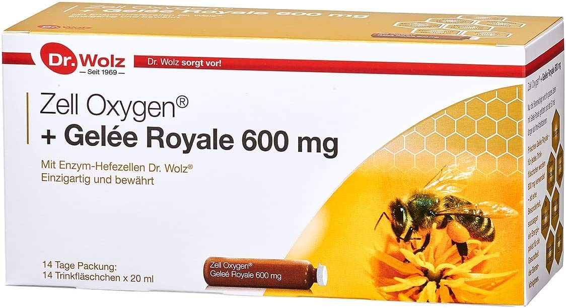 Dr. Wolz Zell Oxygen + Gelée Royale 1000mg, 3 x 14 Trinkfläschen
