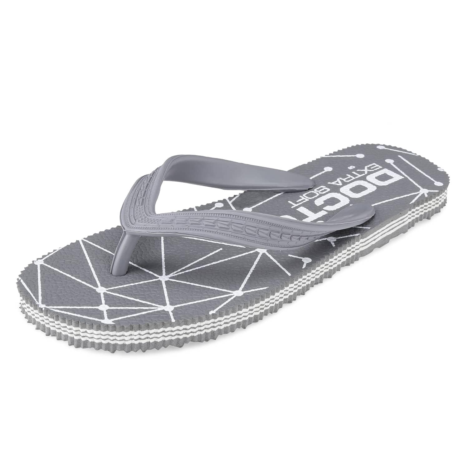 DOCTOR EXTRA SOFT Men's Hawaii Slipper- Orthopaedic and Diabetic Comfort Ortho Care, Bathroom Rubber Flip-Flops and House Slipper for Gent’s and boy’s