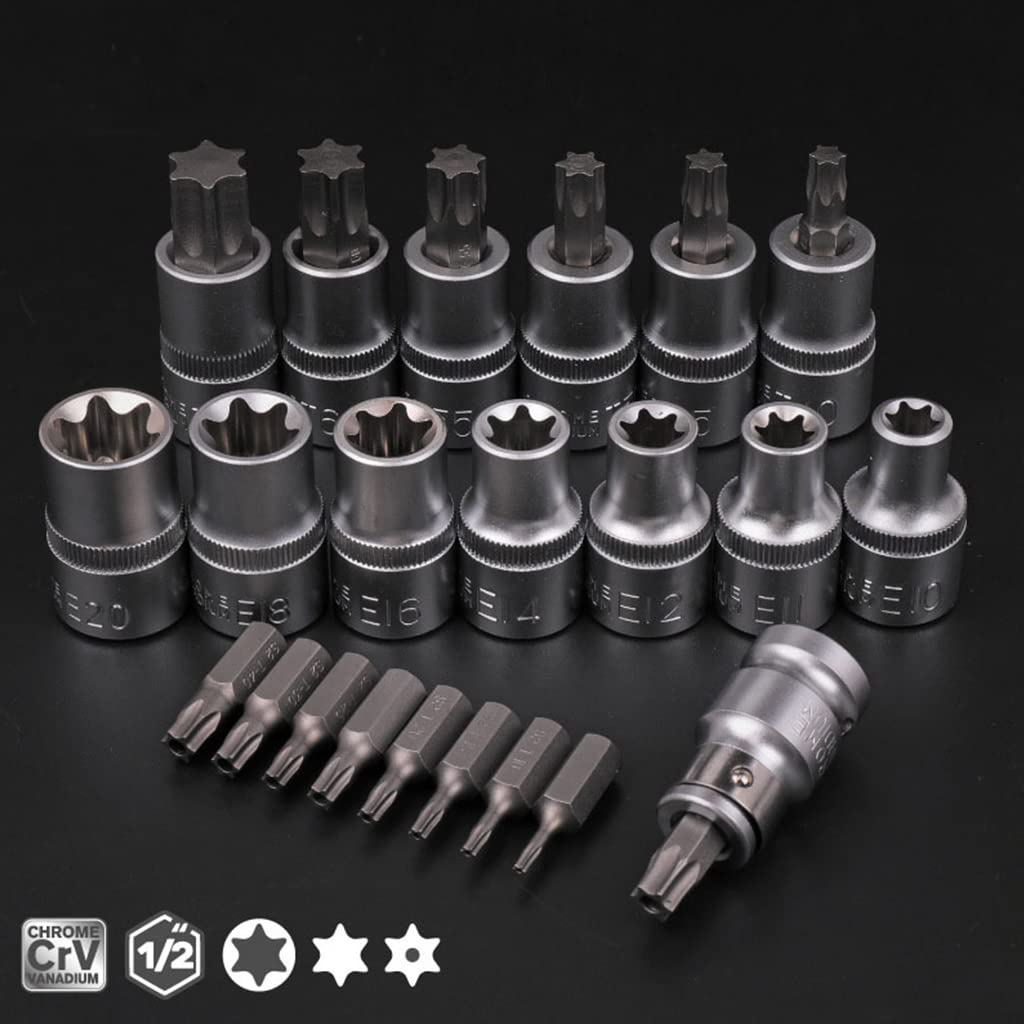 Bit Socket Set For Mechanical Maintenance Automobile Repair Star Sockets Set Resistance