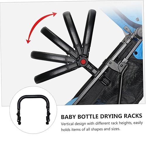 Miniatura 9 de Hohopeti Cochecito de bebé, parachoques universal para cochecito de bebé, accesorios de cochecito para recién nacido, mango universal de piel