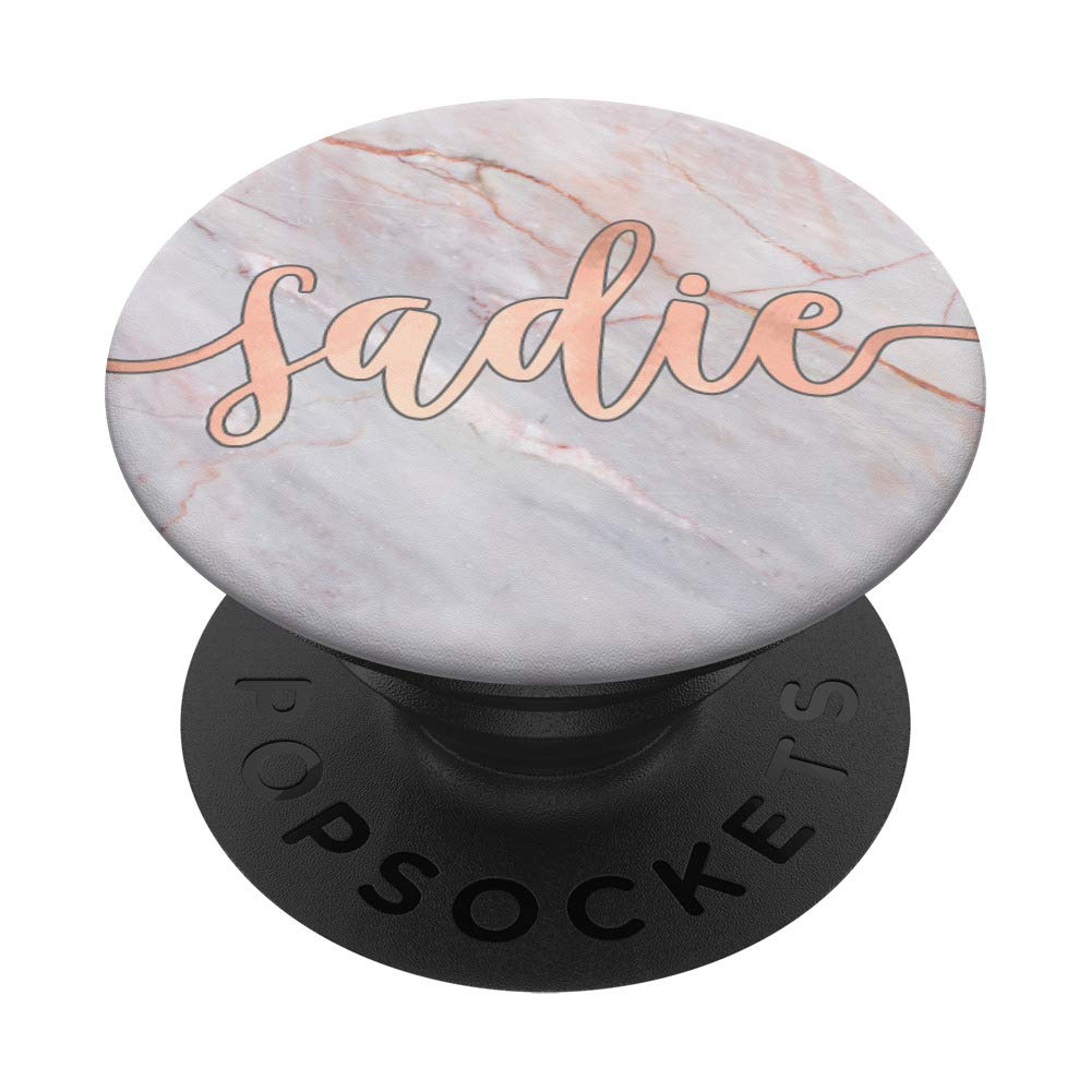 Amazon.com: First Name Sadie in Rose Pink Cursive Script PACH531 PopSockets  PopGrip: Swappable Grip for Phones & Tablets : Cell Phones & Accessories