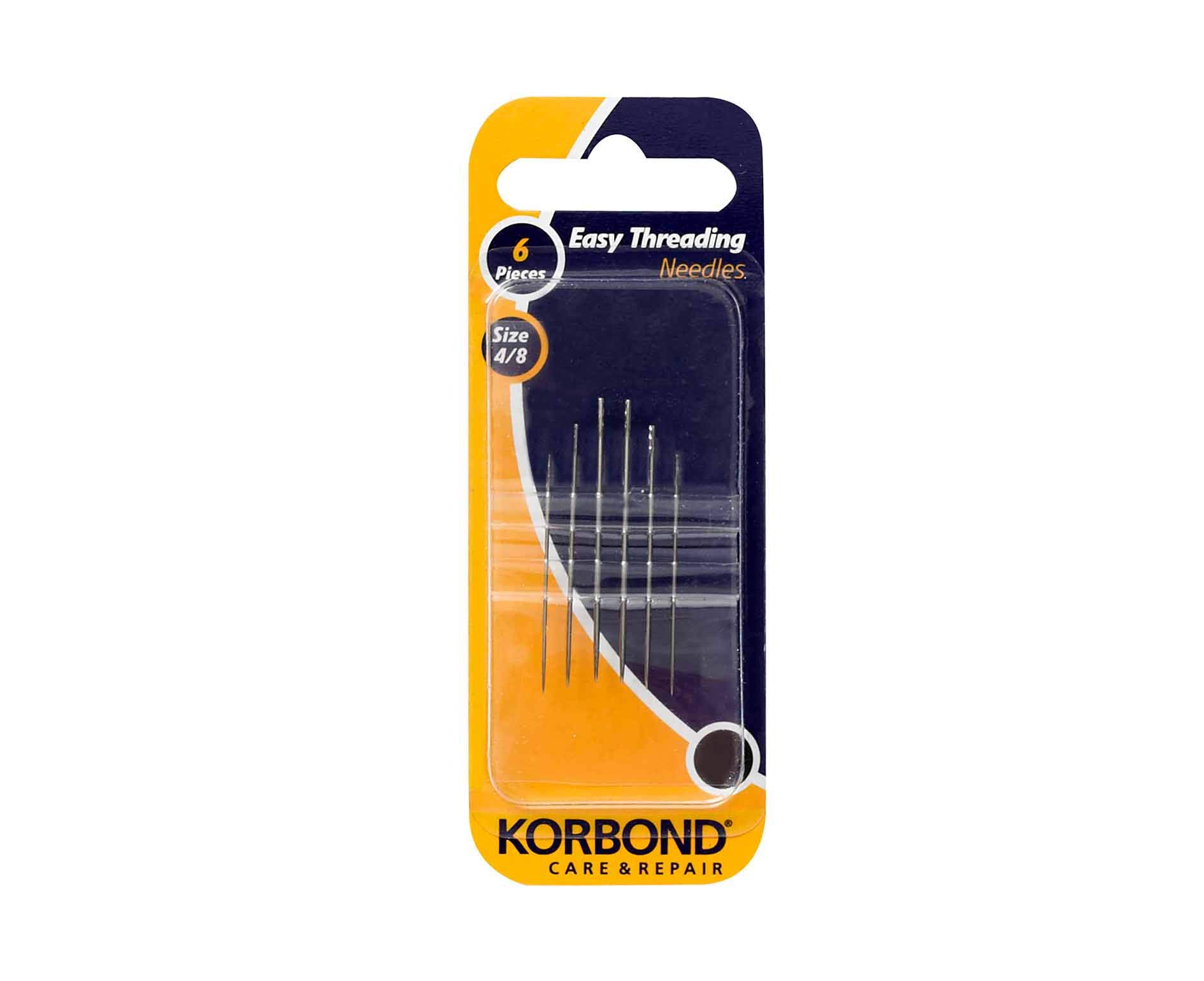 Korbond 6 Easy Threading Needles - 110260