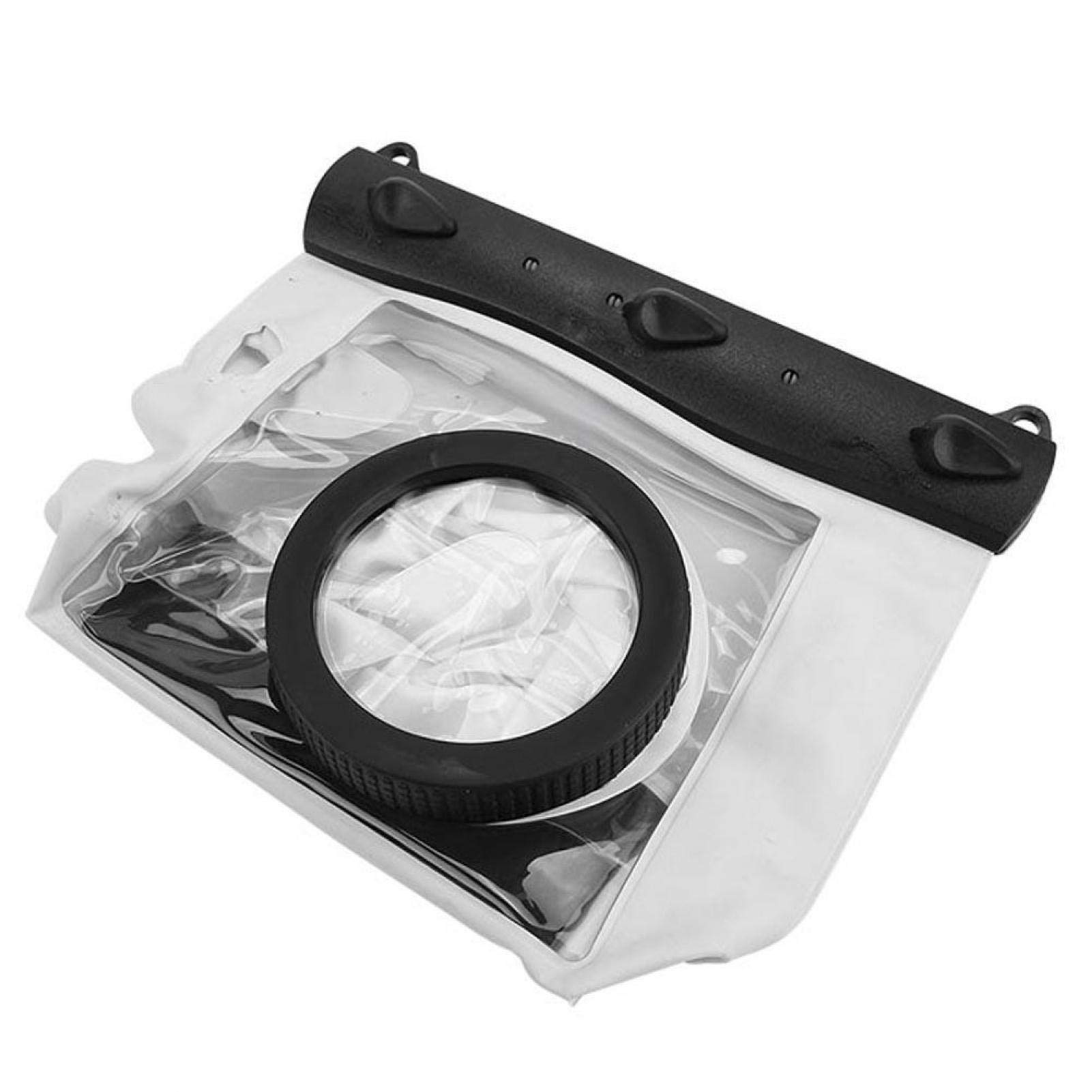 Zunate Custodia Subacquea Impermeabile, Fotocamera Subacquea da 20 M con Dito HD Custodia per Borsa da Nuoto Impermeabile Universale Custodia per Fotocamera Reflex, per, per