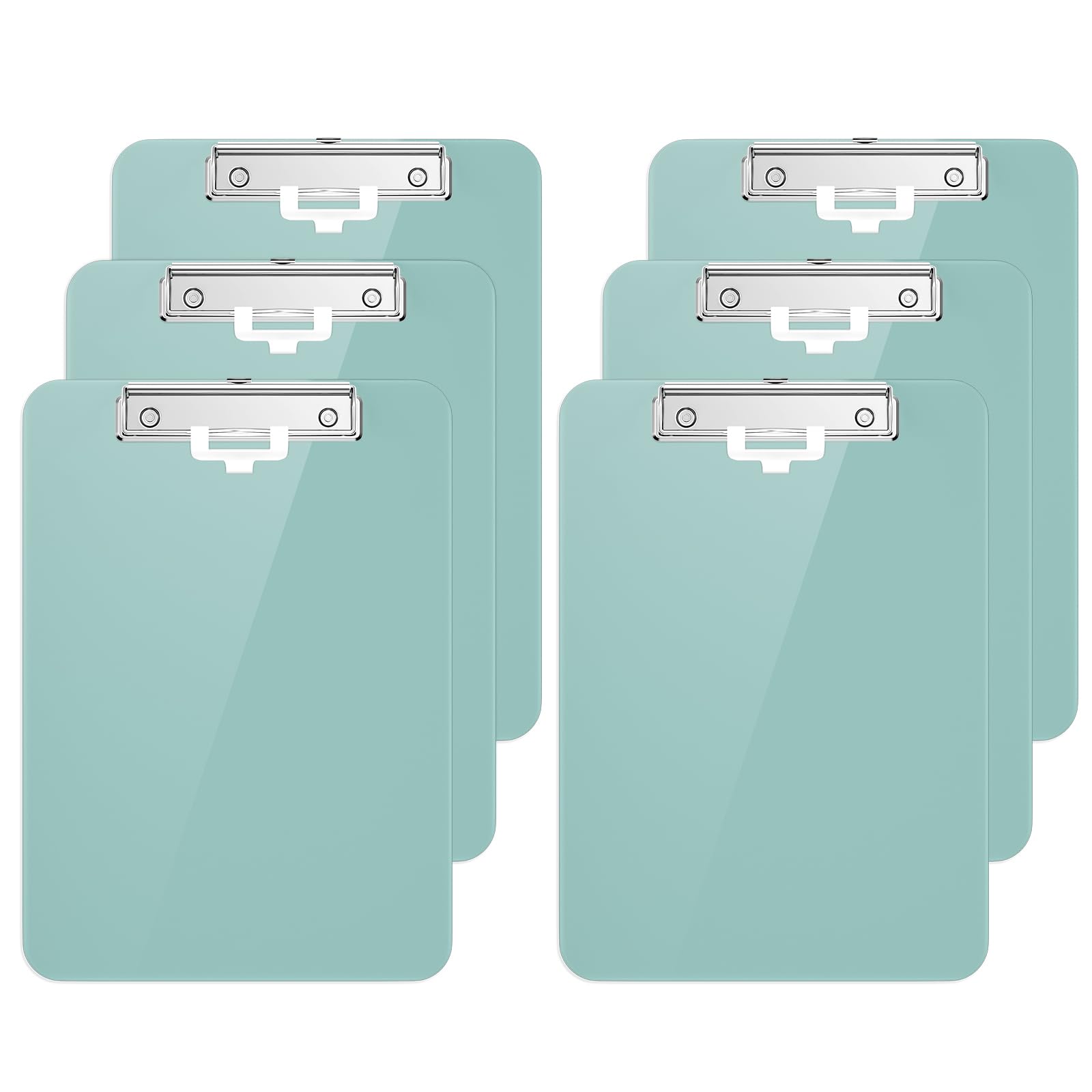 Hnogri A4 Portablocco plastica, Verde Appunti formato A4 standard per infermieri, studenti, ufficio e donne, appunti con portapenne e clip a basso profilo, dimensioni 31.5 x 22.5 cm, Verde