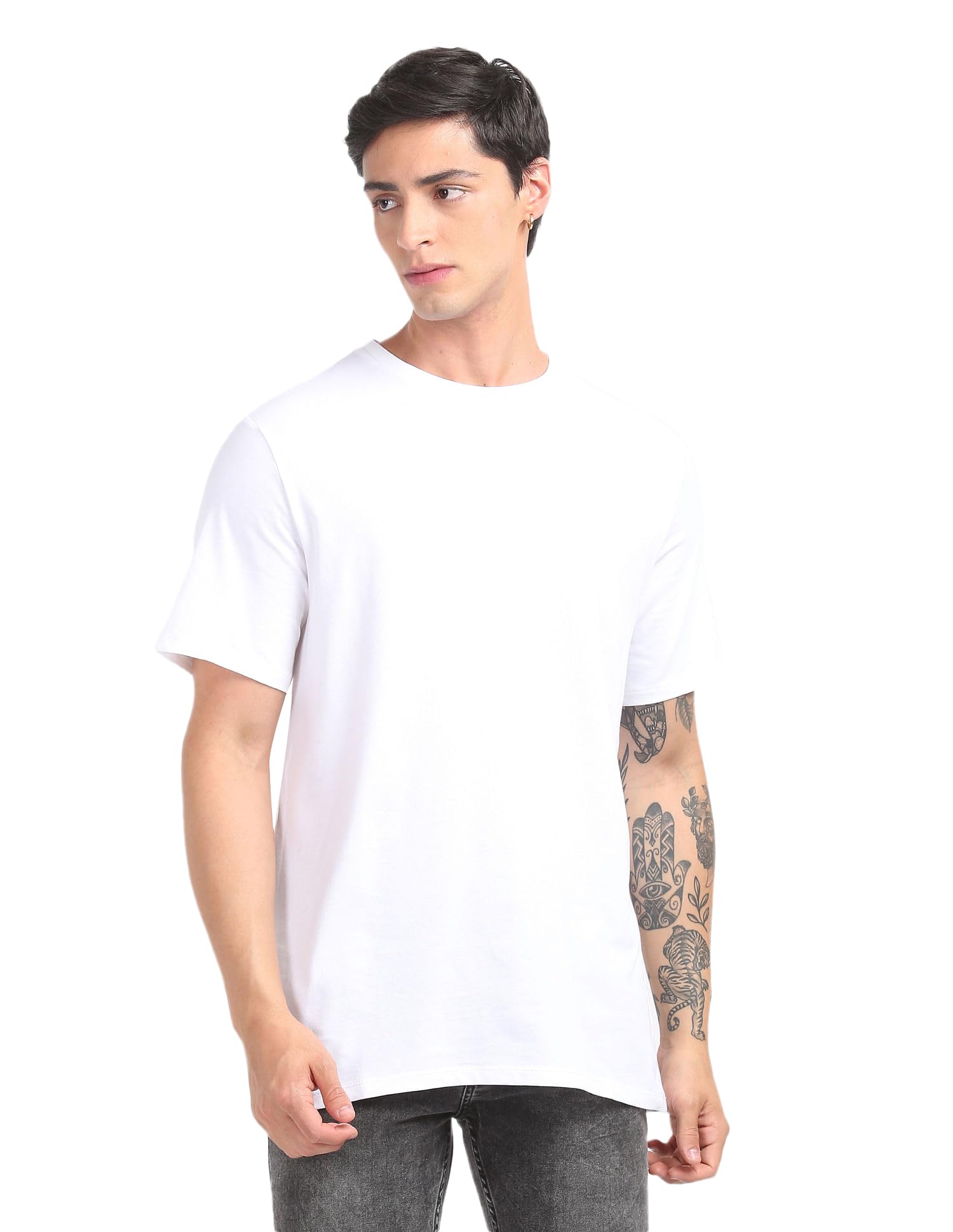 Calvin Klein Smooth Cotton Crew Neck Tee