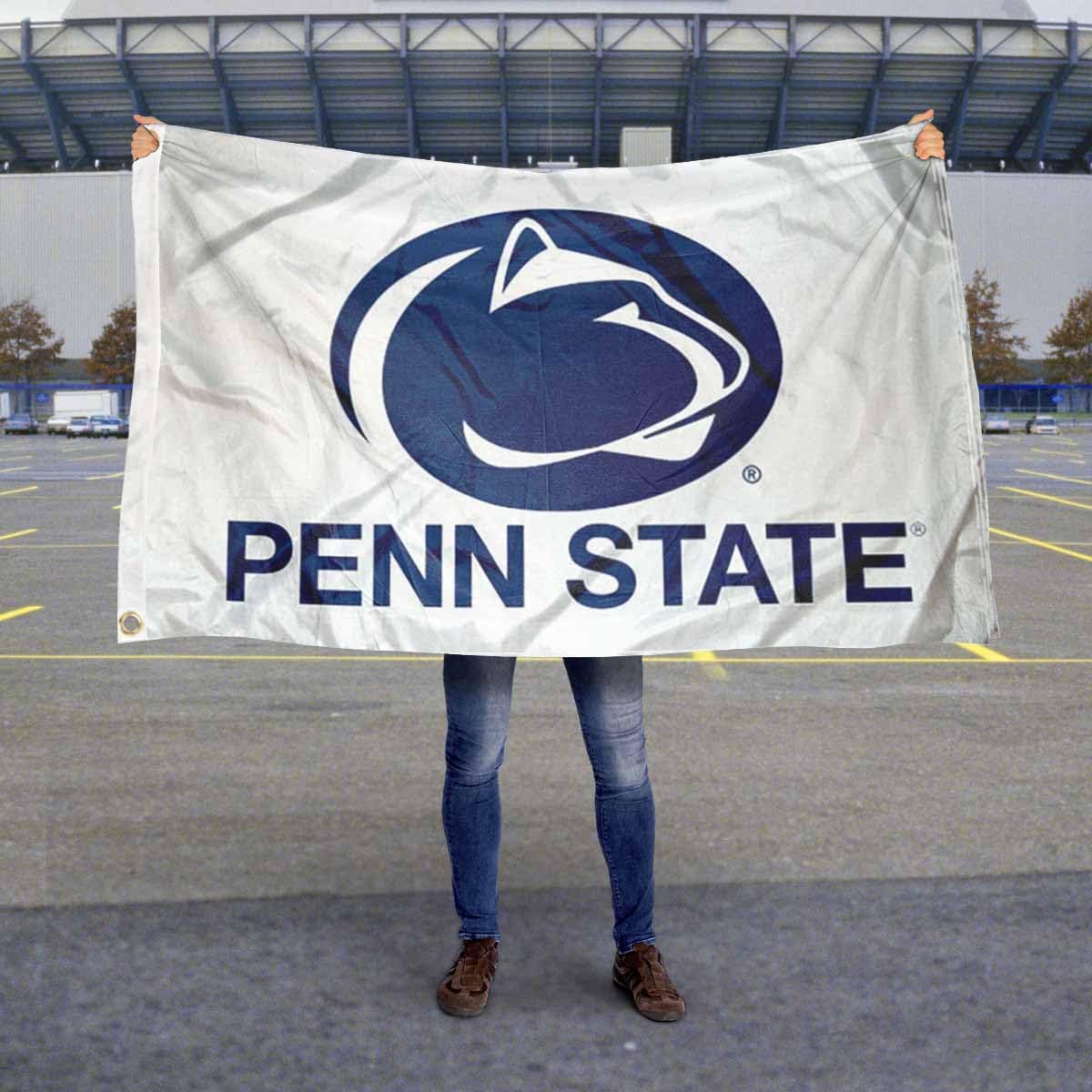 PSU Penn State Nittany Lions 3x5 Foot College Flag - Officially Licensed Polyester Flag