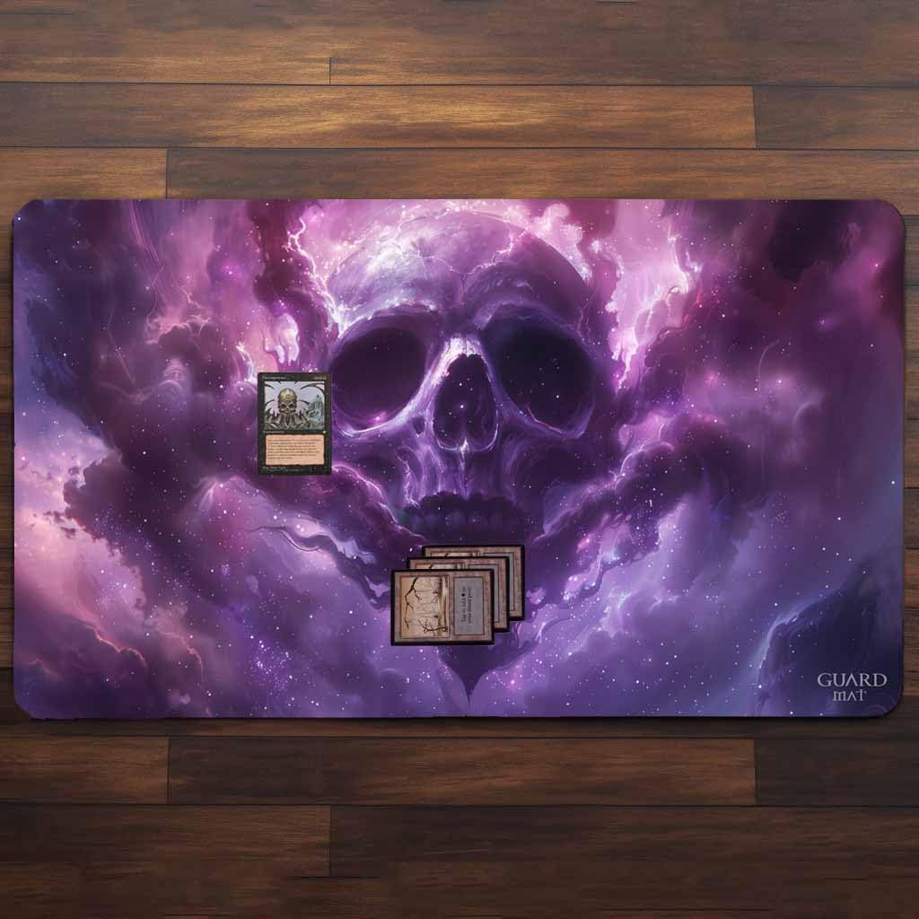 Void Swamp (Bords Cousus) - Tapis de Cartes Magic - Tapi de Jeu - Playmat pour Jouer à MTG, Le Seigneur des Anneaux, TCG - Tapis de Jeu de Société