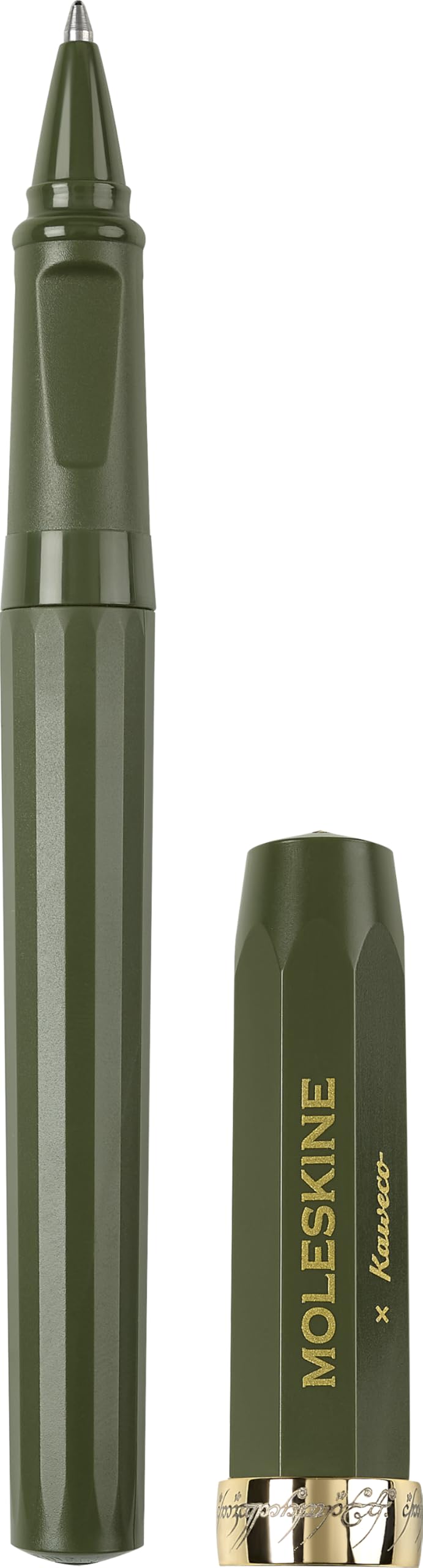 Moleskine x Kaweco Penna, Il Signore degli Anelli, Penna a Sfera in Plastica ABS per Prendere Appunti, Ricaricabile con 1,0 mm di Inchiostro Blu Incluso