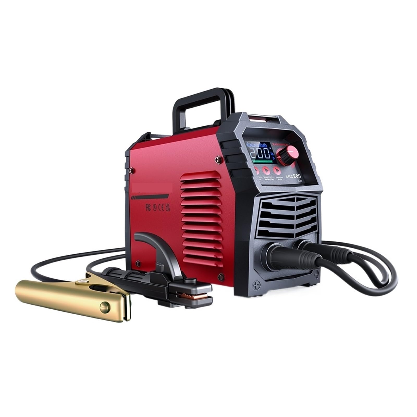 Soldador De Arco Inversor CC IGBT 2 En 1, Máquina Soldadura TIG Elevación MMA, 160/200Amp For Principiantes El Hogar, Ligero Y Eficiente Gran Rendimiento De Soldadura(20-200A)