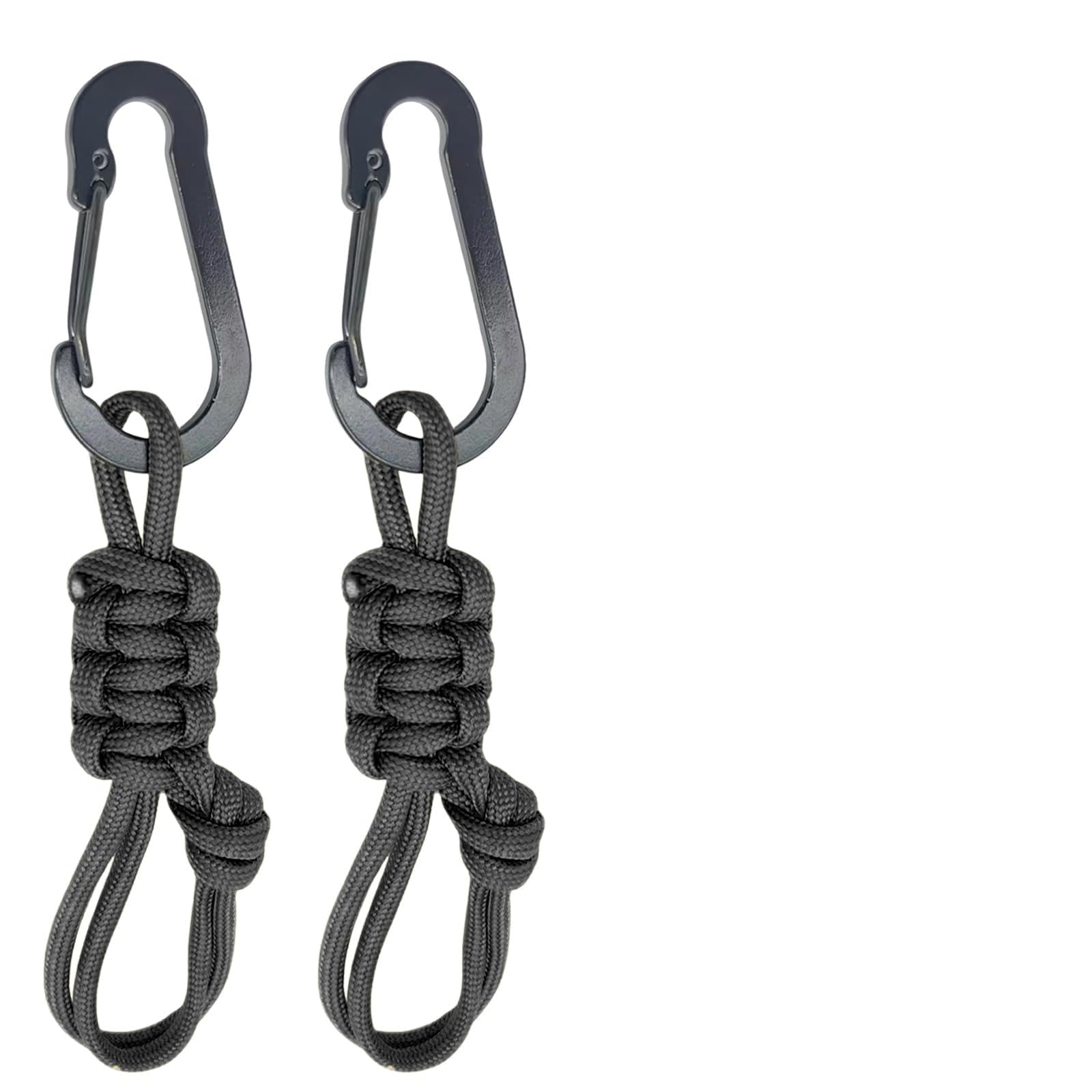 6-pak breloków w kształcie litery D z karabińczykiem regulowana