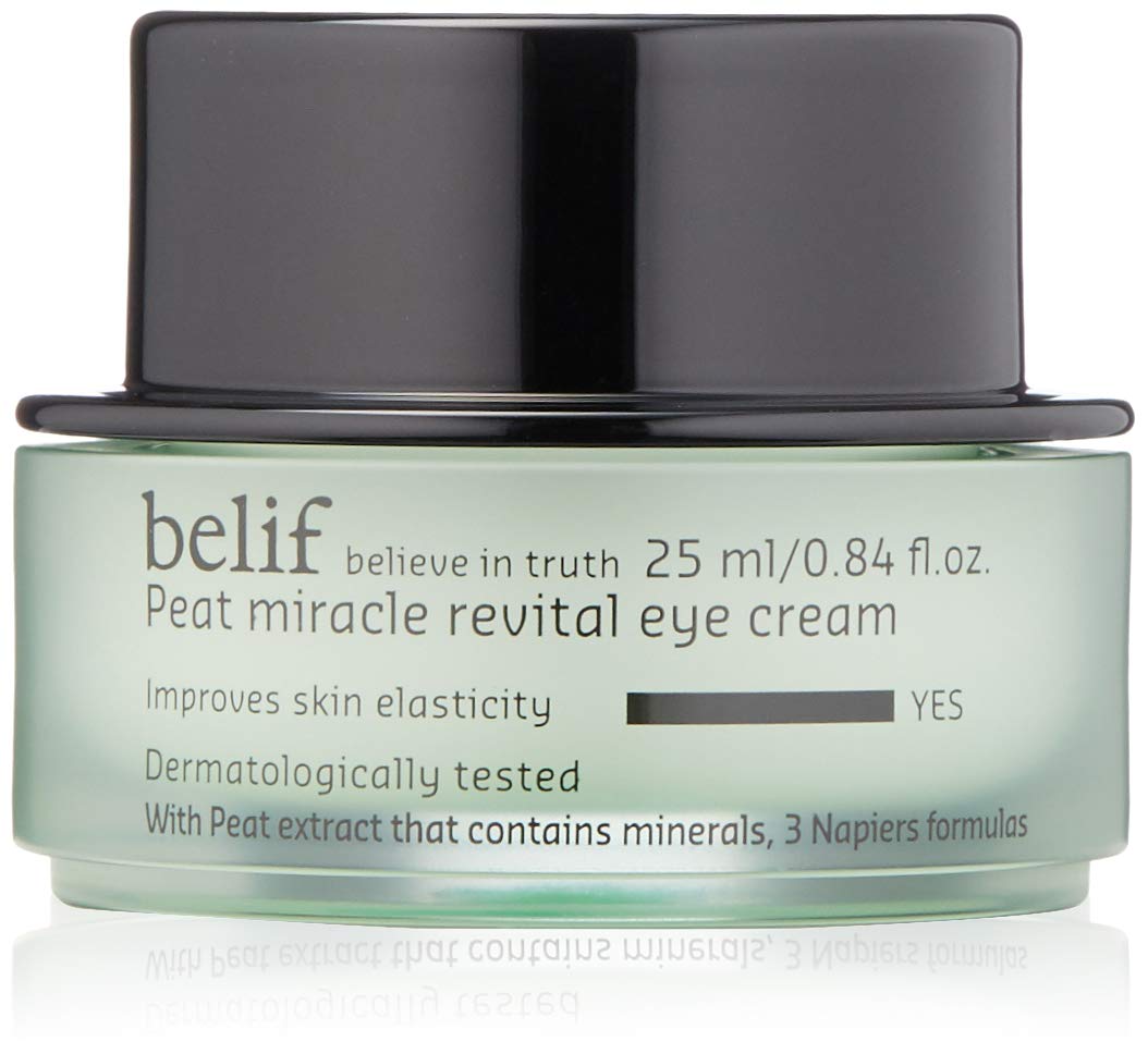 belif believe in truthPeat Revital Eye Cream | Gentle Eye Cream for Elasticity | Hydration, Improves Appearance of Wrinkles, Clean Beauty