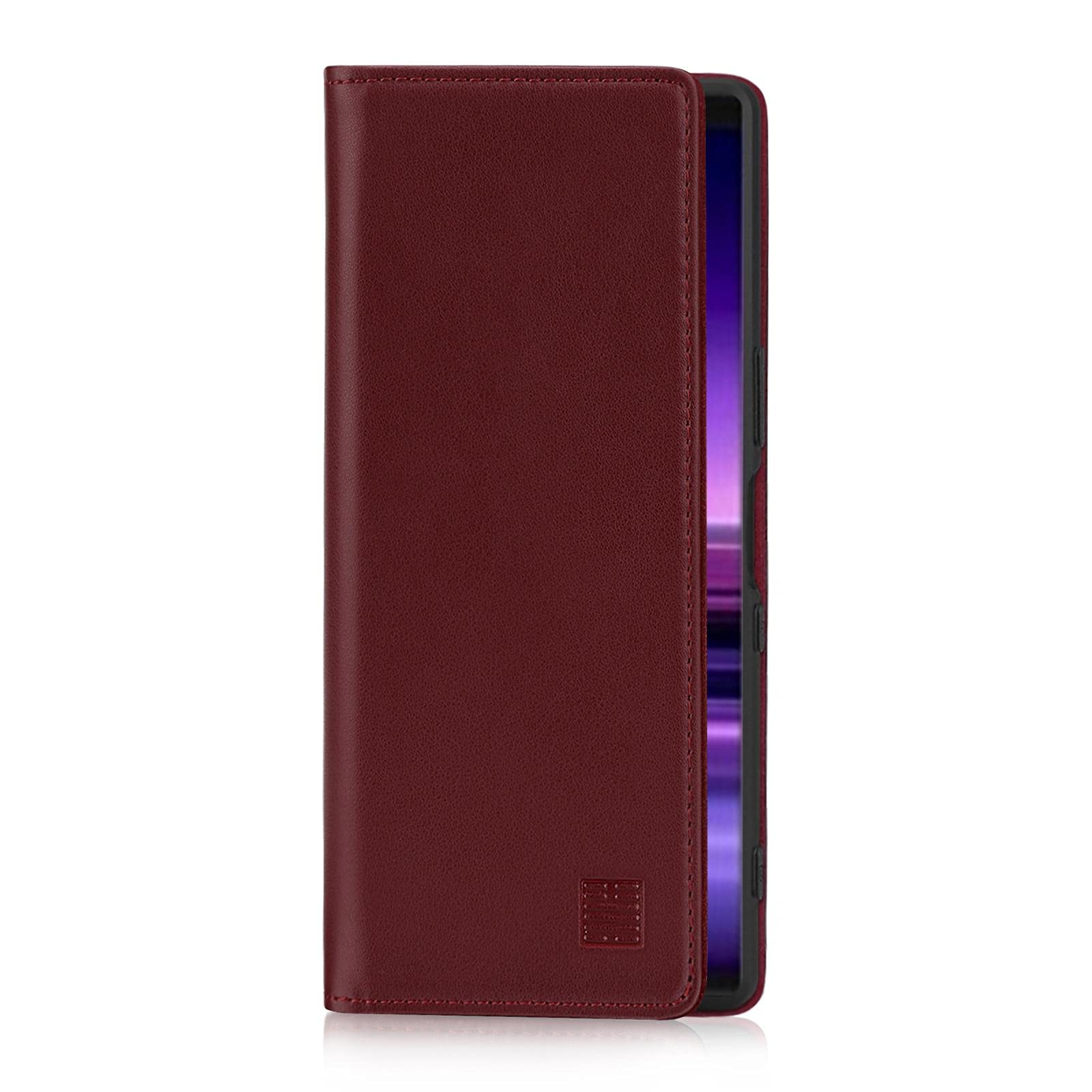 EYZUTAK Funda Tipo Cartera Para Teléfono Samsung Galaxy A15 4G/5G, Retro Mate, 9 Ranuras Para Tarjetas, Bolsillo Con Cremallera, Cierre Magnético, Función Atril Con Correa Para La Muñeca, Color Rojo