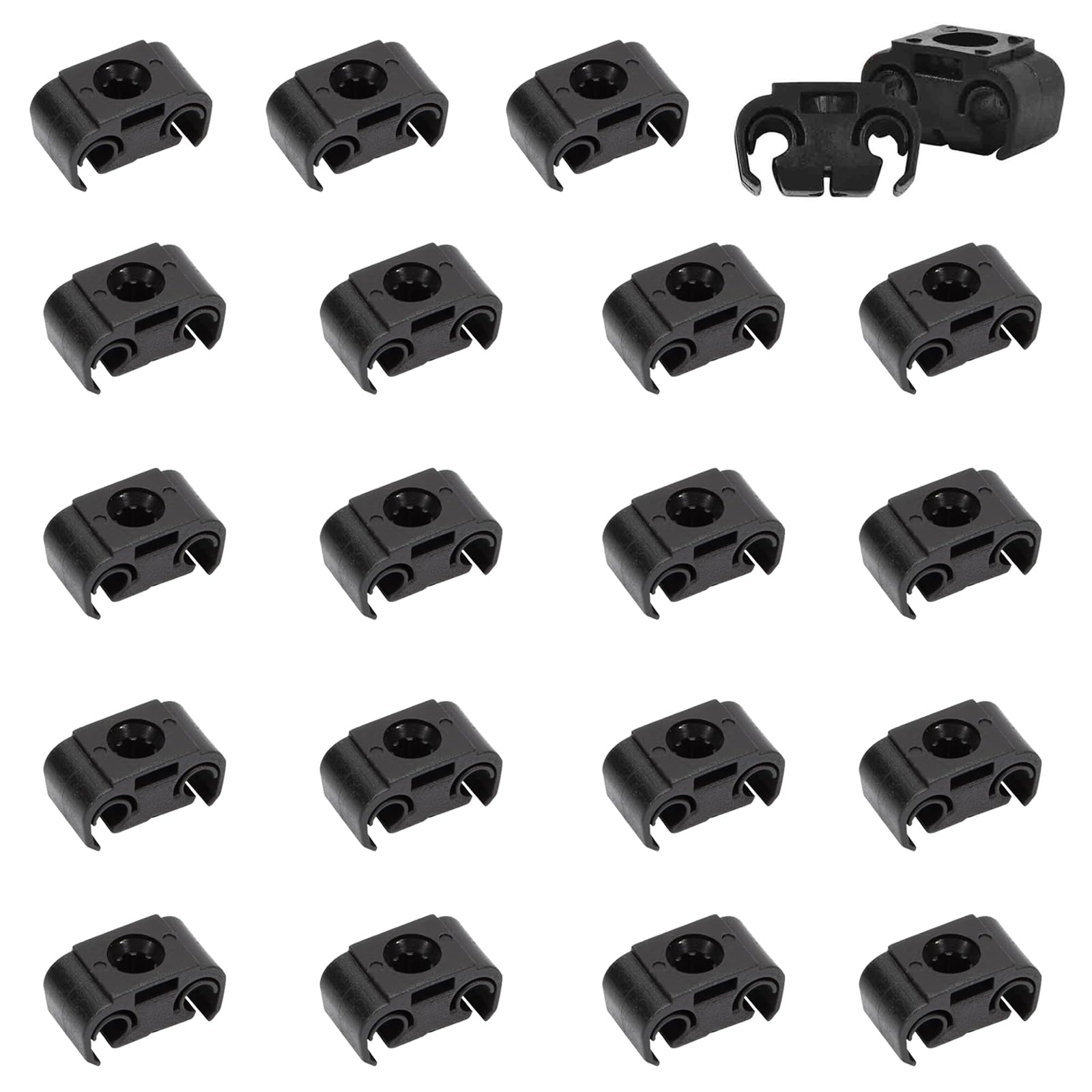 Lot De 10 Clips De Fixation Pour Tuyau De Frein - Pour Voiture, Moto, Vélo - Fixation Durable Et Résistante - Installation Facile Sans Outil Spécial