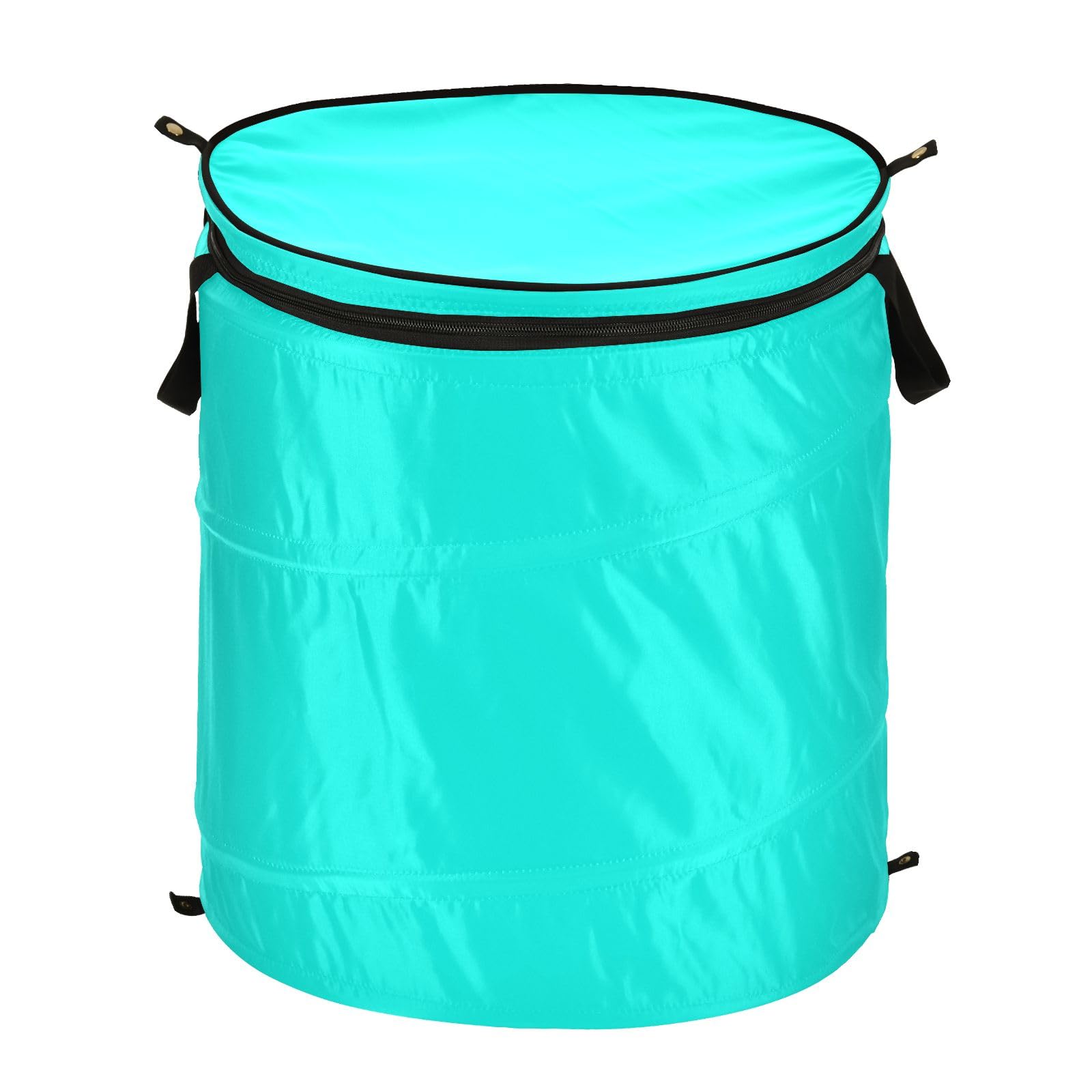 Turquoise Blue Collapsible Laundry Hamper Collapsible Laundry Storage Basket with Handles for Storage, Home, Dorm, Travel, Storage Organizer