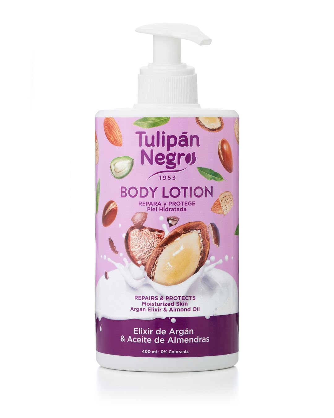 Tulipán Negro BODY LOTION ELIXIR ARGAN OLEJ Migdałowy