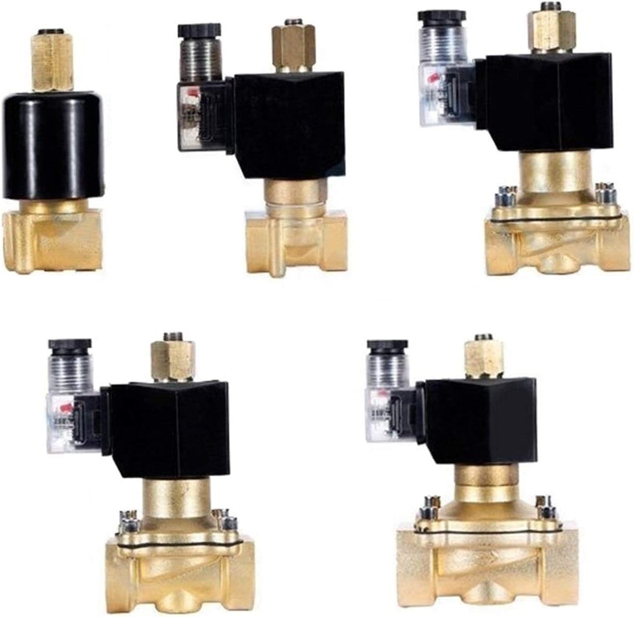 YEZIHJ Solenoid Valve 1/4" 3/8" 1/2" 3/4" 1" Normally Open N/O Electric