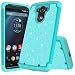 for 5.2" Motorola moto DROID TURBO 1st GEN Case Phone Case Glitter Shock proof Edge Scratch Shield Hybrid Layers Bumper Slim Cover (Rose)