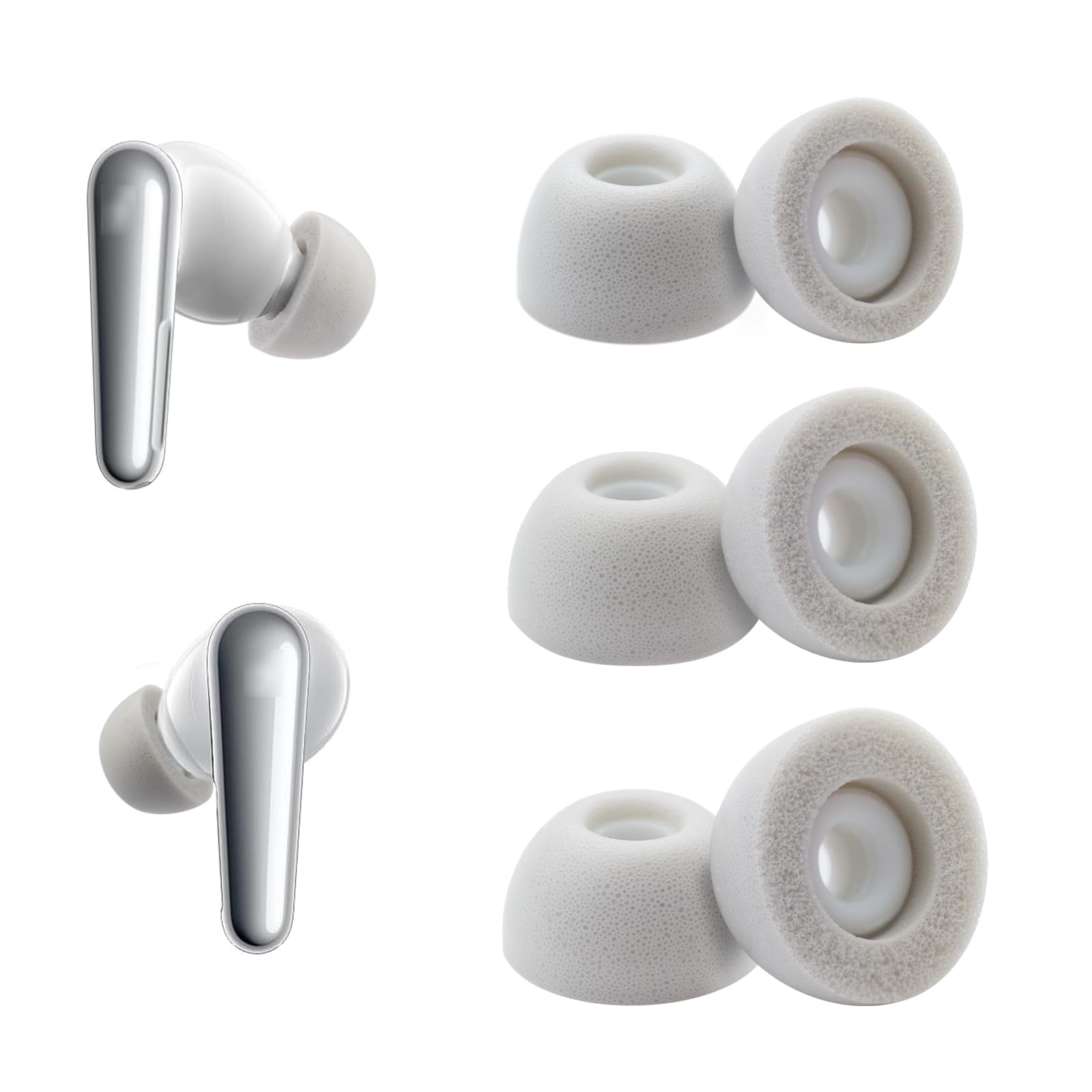 Amazon.com: Klowcok Memory Foam Replacement Ear Tips for Soundcore