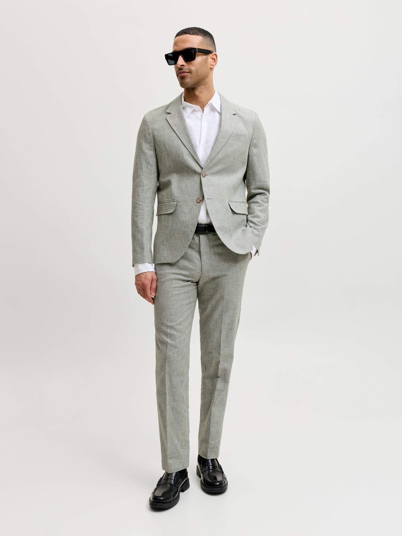 JACK & JONES Jprmartin Summer Suit Linen Blendno06 Jprmartin Blendno06 - Tuta Estiva Linen Uomo (Pacco da 1)