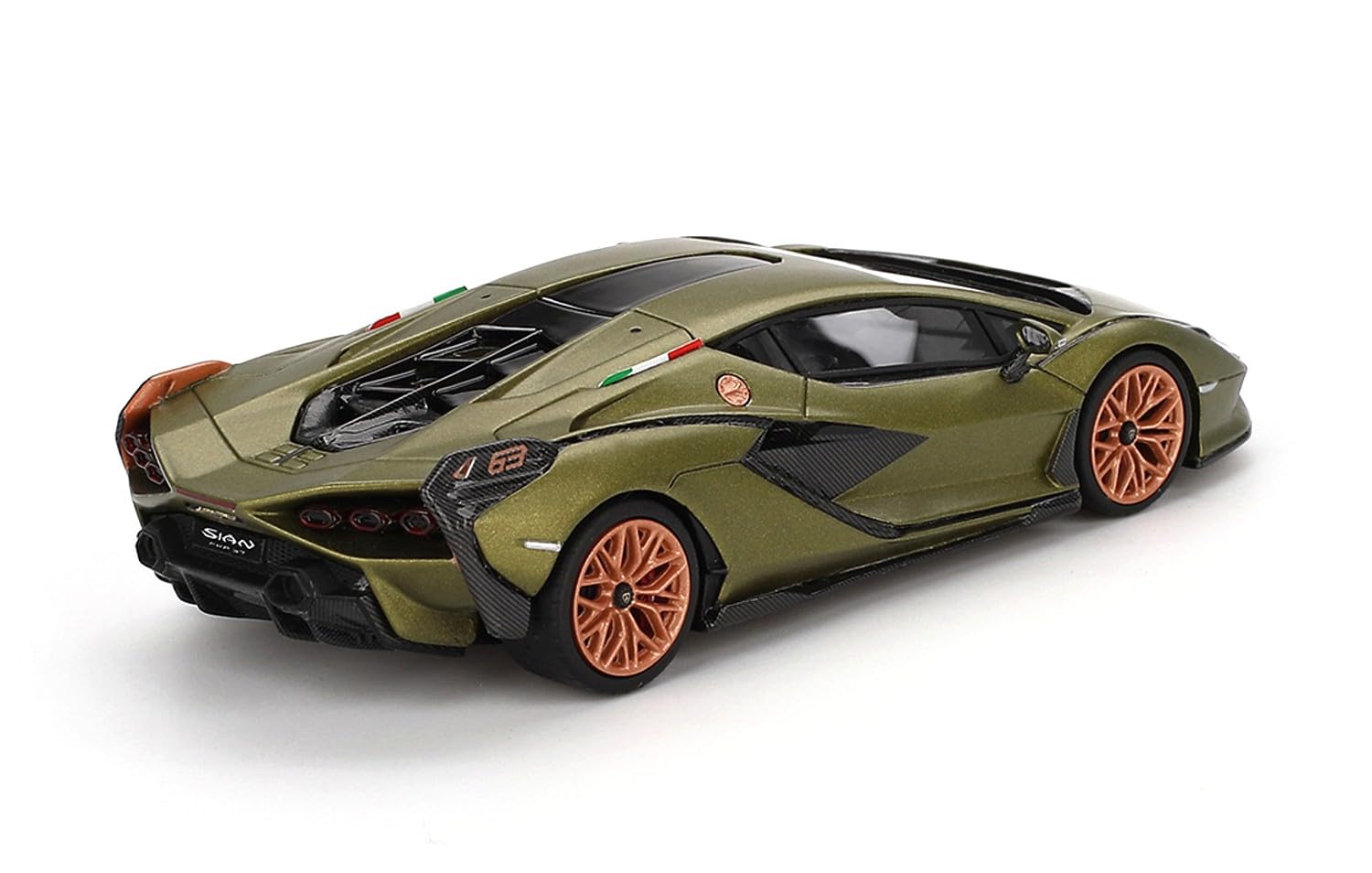 True Scale Miniatures TSM430829 Lamborghin. Sian FKP 37 Verde Gea Matt - scala 1/43 - auto in miniatura da collezione