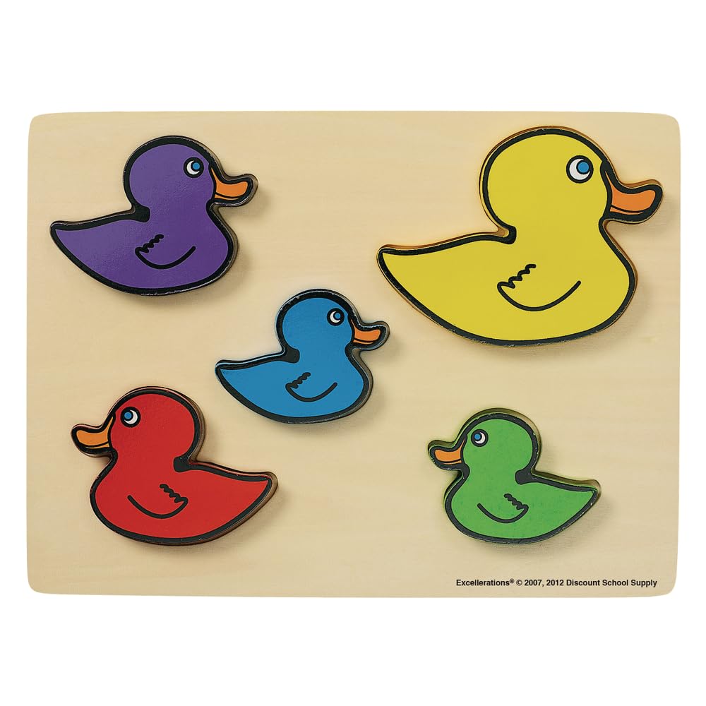 Chunky Animal Puzzles, Toddler Puzzles, Wooden Puzzles for Toddlers 1-3, Puzzles for Toddlers, Baby Puzzles, Duck Puzzle, Chunky Puzzles for 1 Year Old, Melissa and Doug