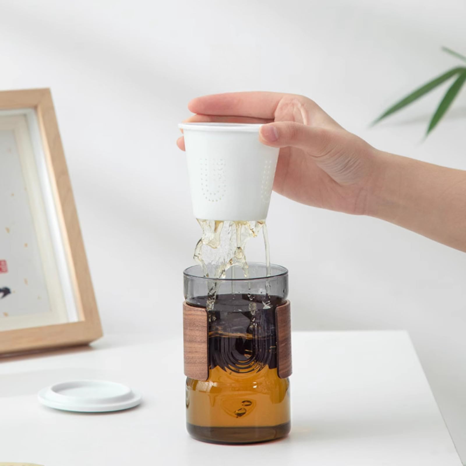 Service à thé en céramique individuel pour ne plus gaspiller vos boissons