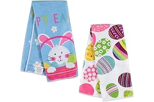 Spring Cotton Easter Kitchen Towels