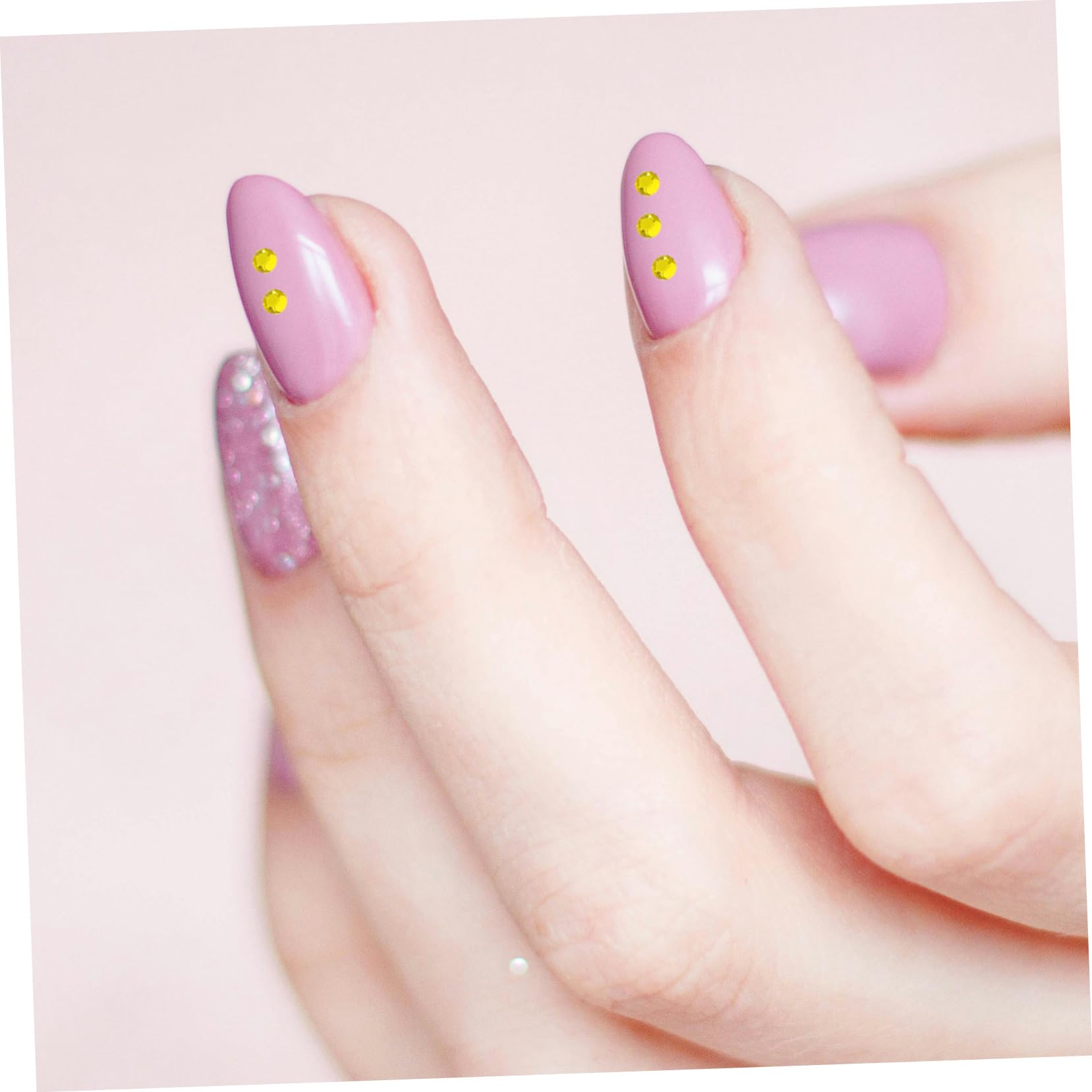 5 Set Di Accessori Per Nail Art Con Strass Flatback Forniture Per Manicure Decorazioni Per Unghie 2880 Pezzi*5
