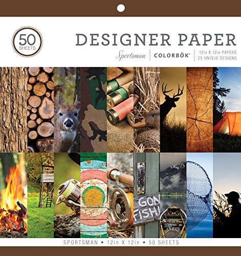 Colorbok 73485u00a0Une Bloc de Papier Design Sportif, 30,5u00a0x 30,5u00a0cm