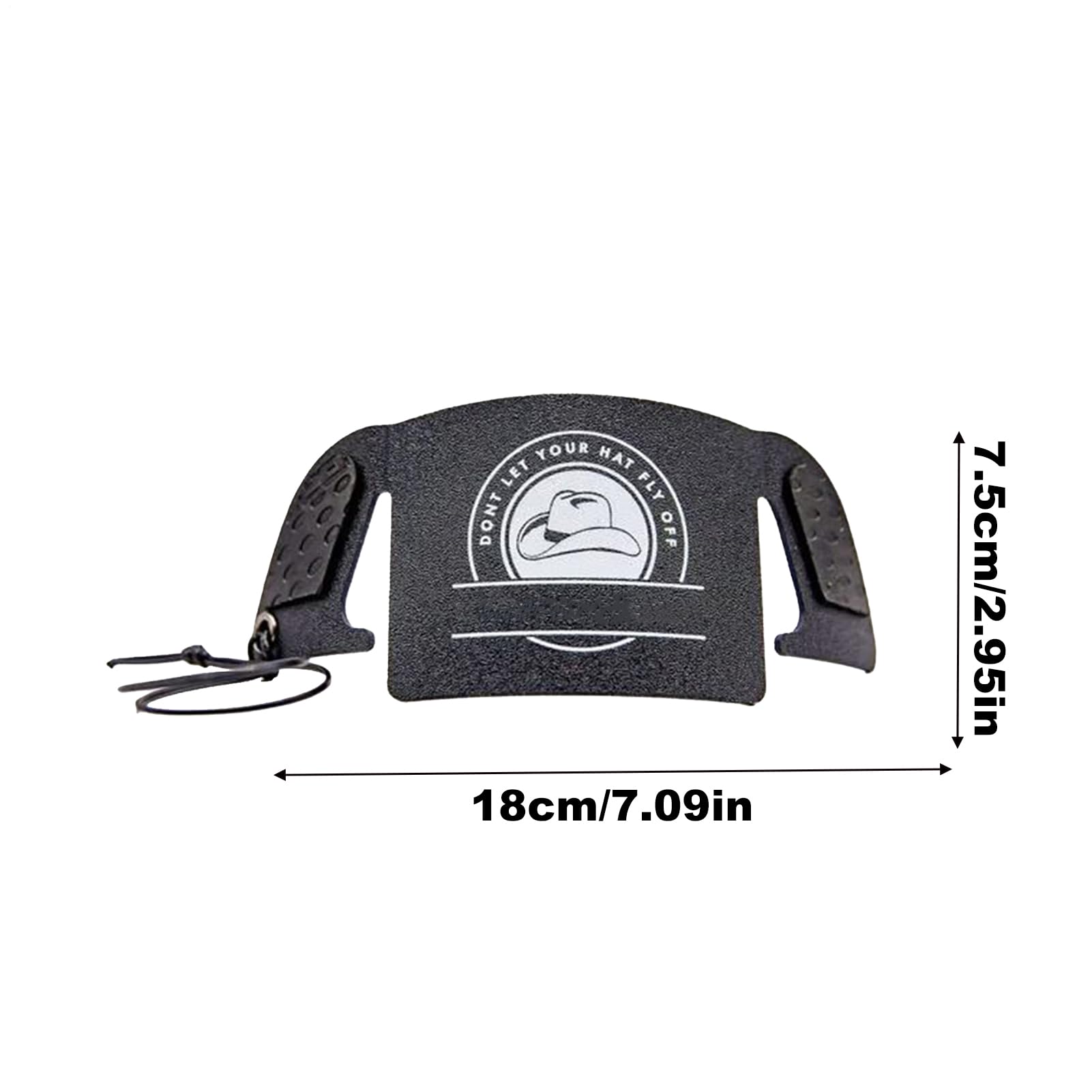 Cïnçh Chapeau Casquette de Cowboy Premium, Ajustement Sécurisé, 18 x 7,5 cm, Accessoire de plein air