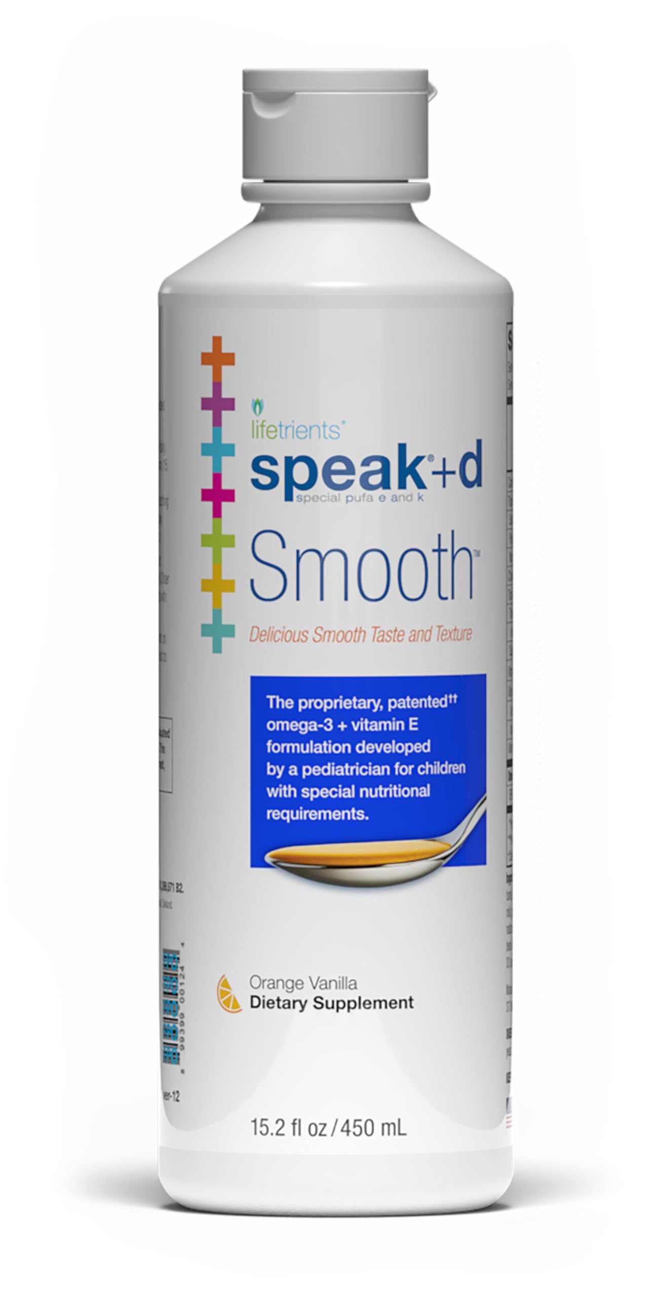 Lifetrients Speak+D Smooth Orange Vanilla Oz Pediatrician Formulated To Support Children with Special Nutritional Requirements
