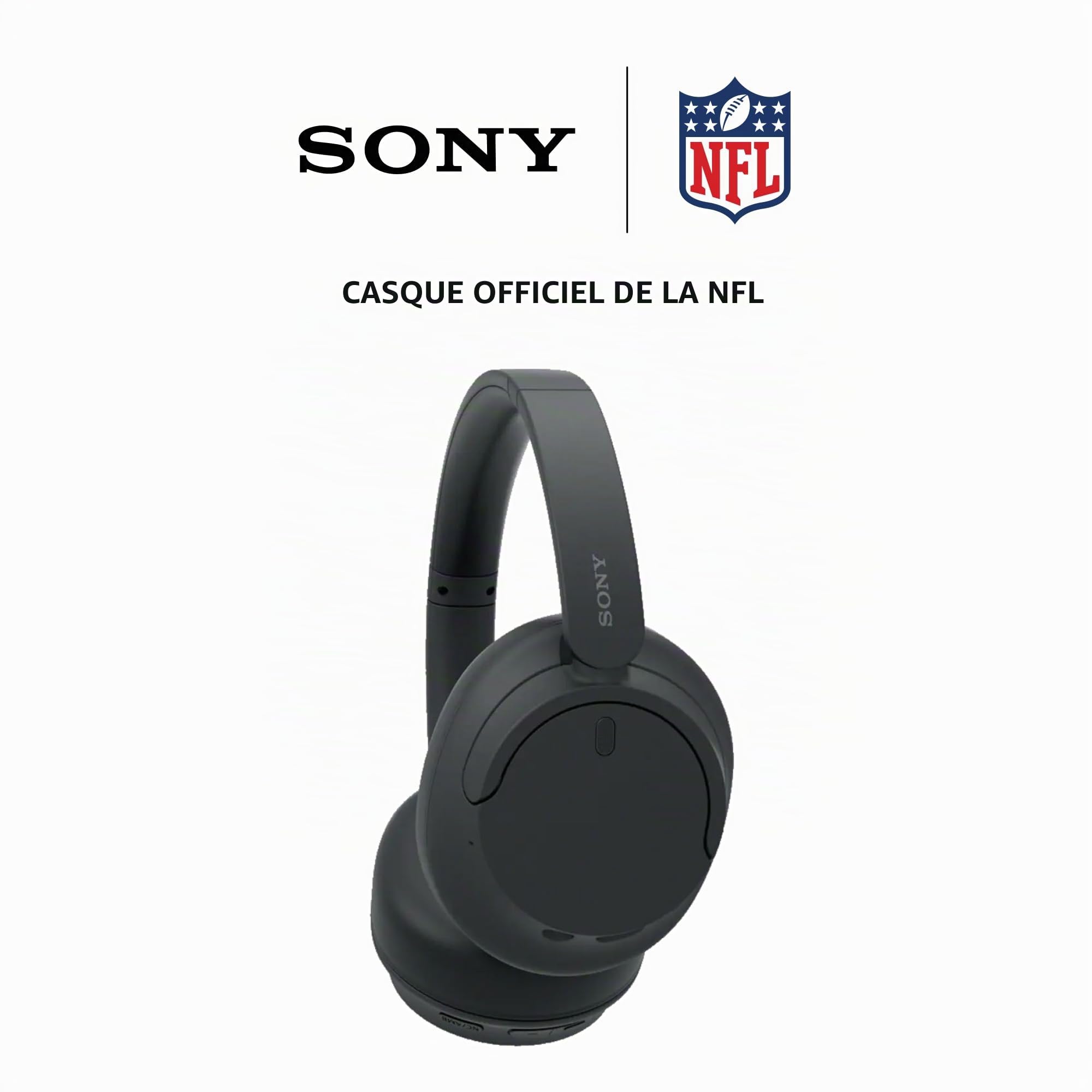 Sony Casque sans Fil WH-CH720N avec Noise Canceling, Noir (Version Nationale)