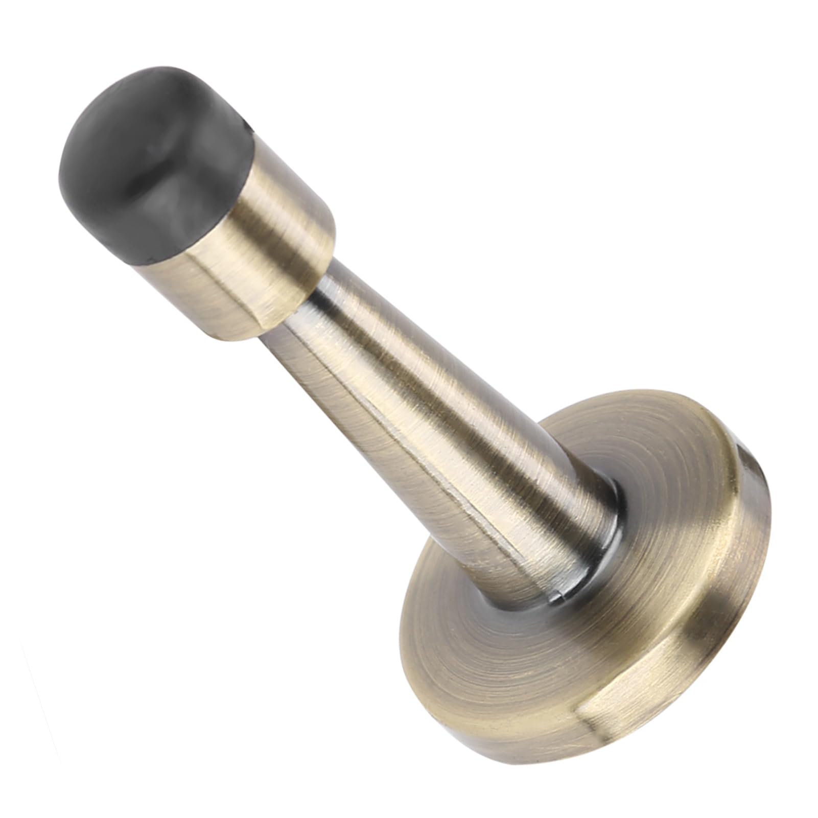Qcwwy Drzwi Stopper Trwałe Cynklegy -Cubber -Collision for Home Hotel Office -Brushed Bronze Kolor (Górna część drzwi ze stopu Qinggu mały)