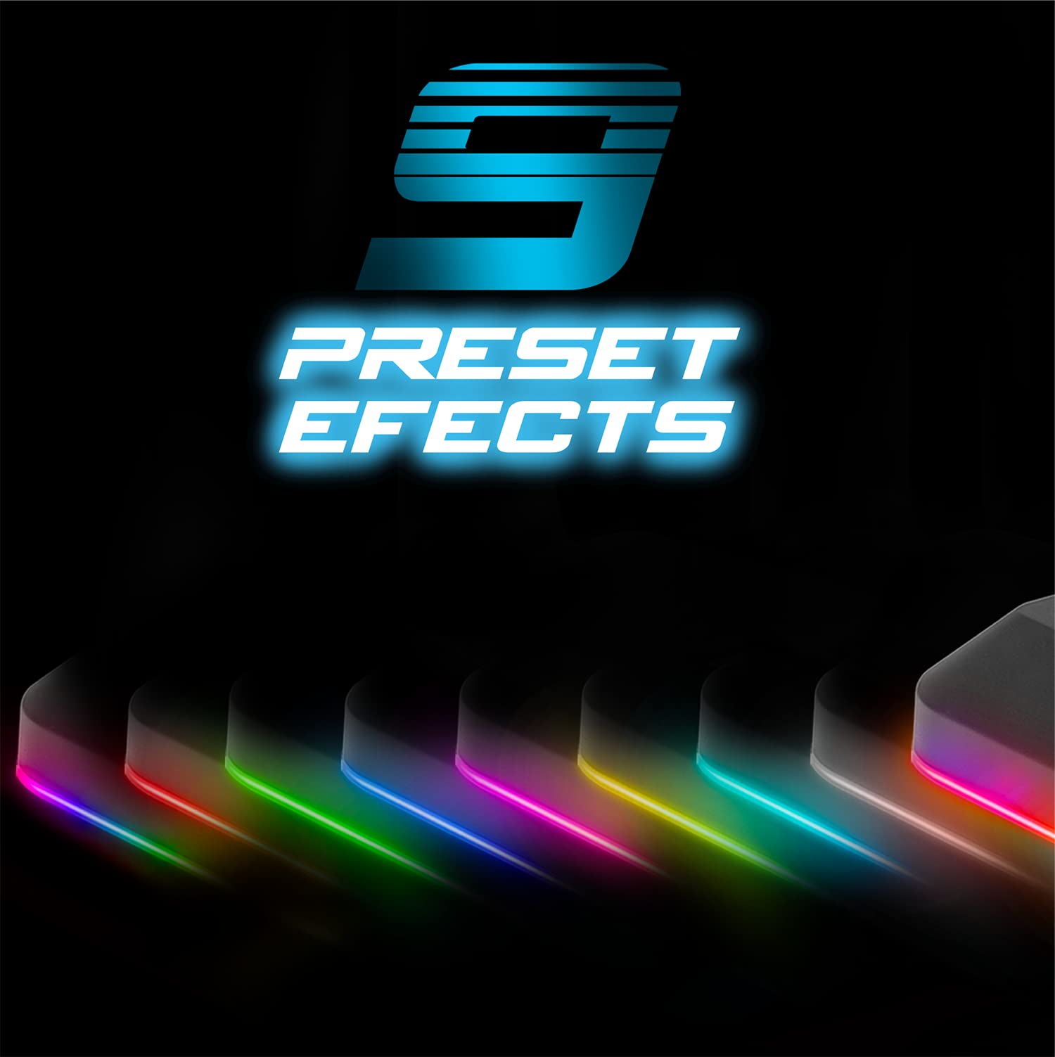Spirit Of Gamer | Support Casque Gamer RGB en Métal | Son 7.1 Virtuel | Socle Antidérapant & Lumineux | 2 Ports USB Inclus | Rétroéclairage LED | Repose Casque Audio pour Bureau | Gaming Headset Stand