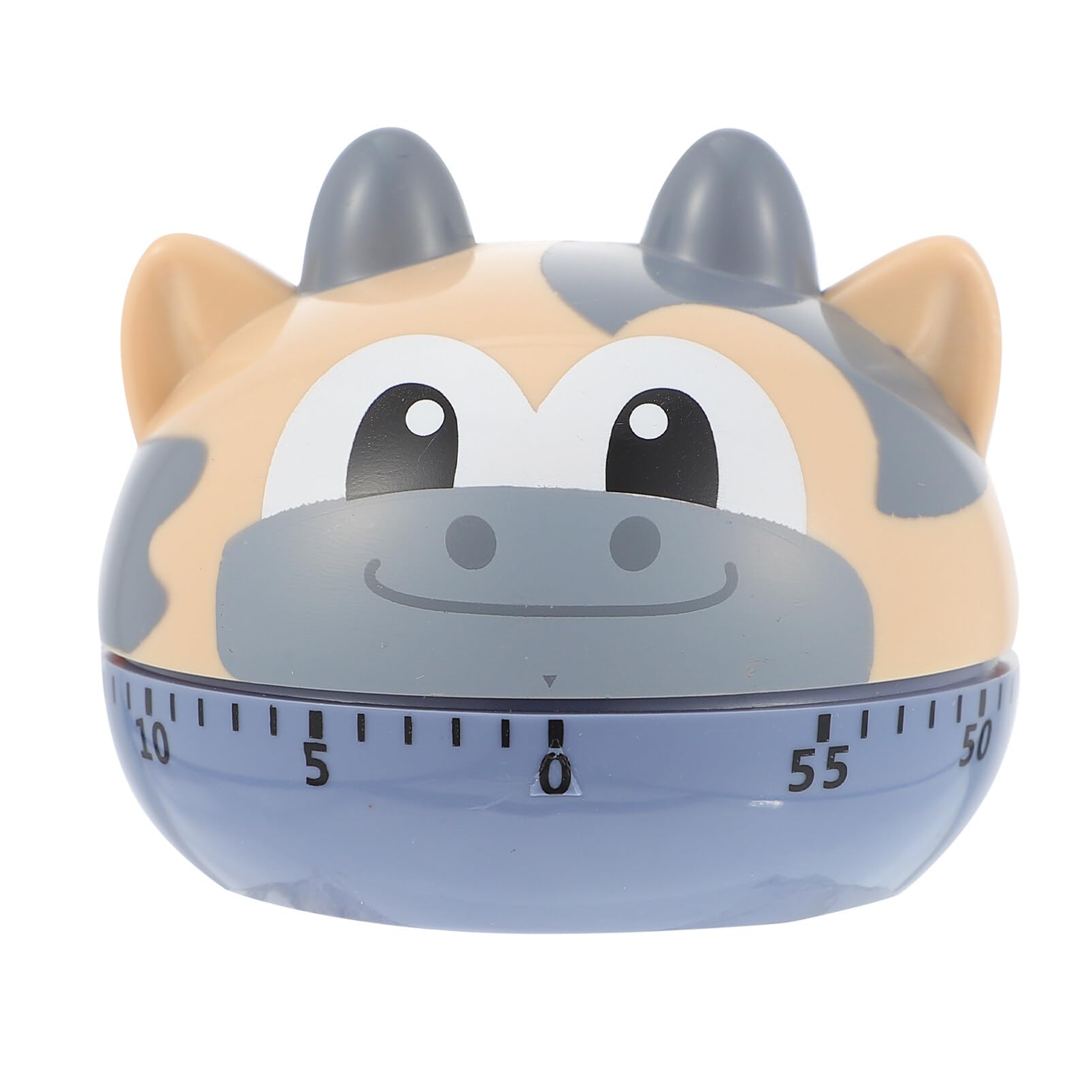 Ciieeo Mechanical Kitchen Timer 60-Minute Cartoon Calf Countdown Timer for Cooking Baking Home Food Preparation with Visual Alarm