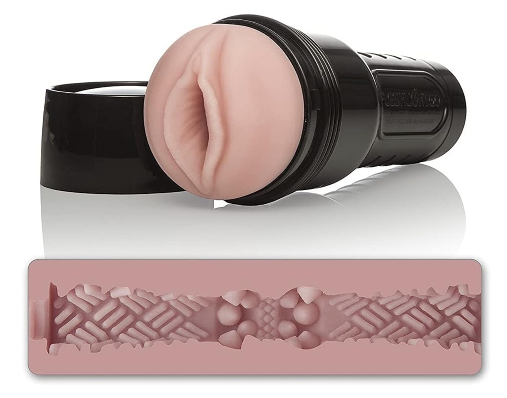 Fleshlight GO Surge Vagina - Masturbatore SuperSkin più piccolo, giocattolo del sesso estremamente realistico
